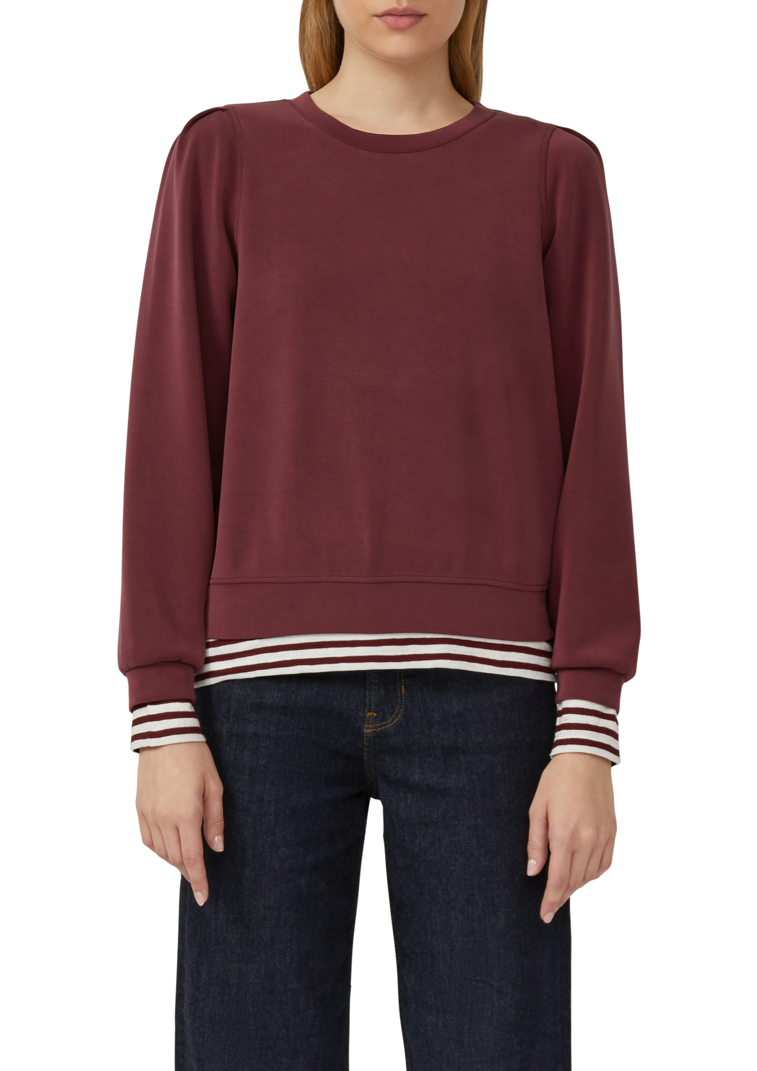 s.Oliver Sweatshirt mit Bündchen günstig online kaufen