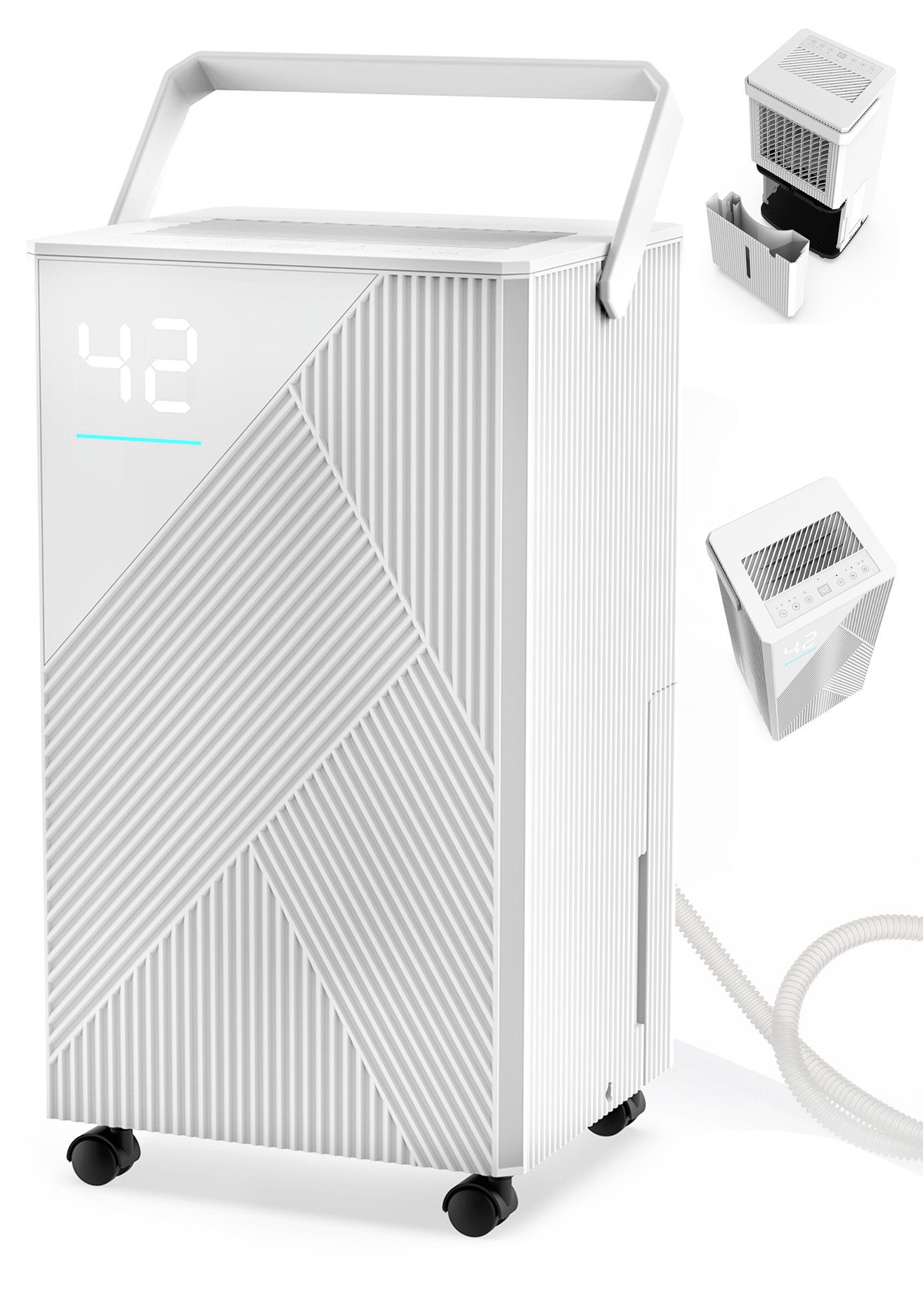 LETGOSPT Luftentfeuchter Luftentfeuchter Elektrisch, Raumentfeuchter Leise günstig online kaufen