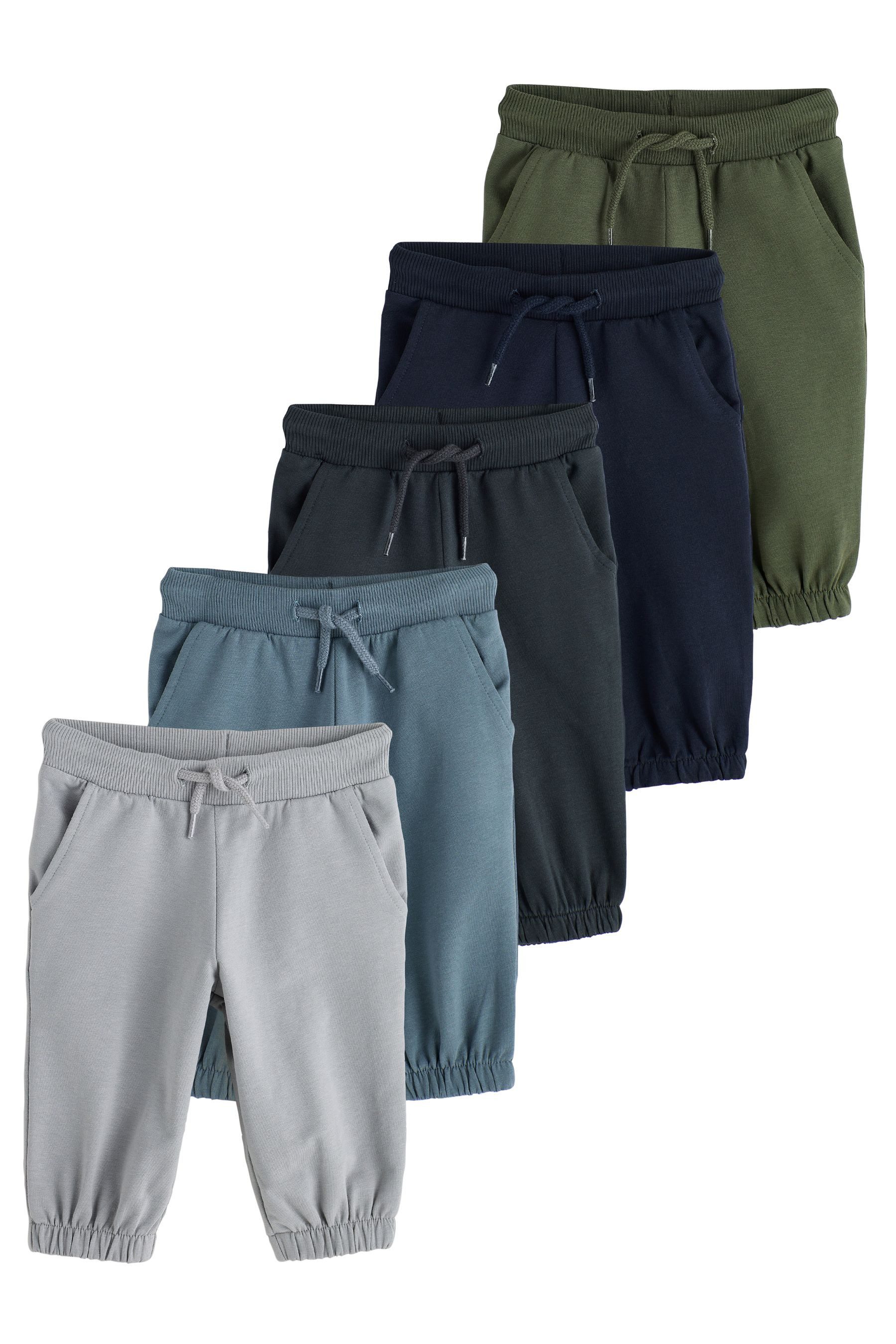Next Jogginghose Jogginghose im Regular Fit, 5er-Pack (5-tlg)