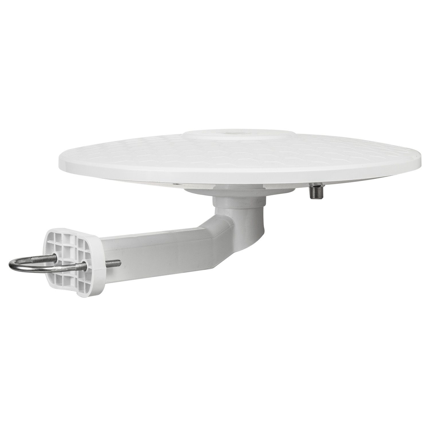 Maclean MCTV-947 Omnidirektionale Antenne Außenantenne Dachantenne (DAB, DVB-T2, DAB+, für Außenbereich, Verstärkung: 44 dB), Multidirektionale Aktive Fernseher-Antenne (Camper)