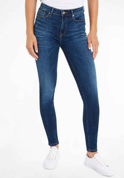 Tommy Hilfiger Джинсиjeggings COMO SKINNY RW DOREEN mit Fade-Effekten & Tommy Hilfiger Logo-Flag