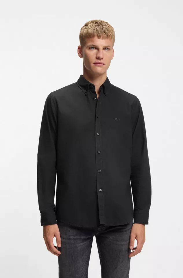 Boss Orange Businesshemd Rickert mit Button-down-Kragen