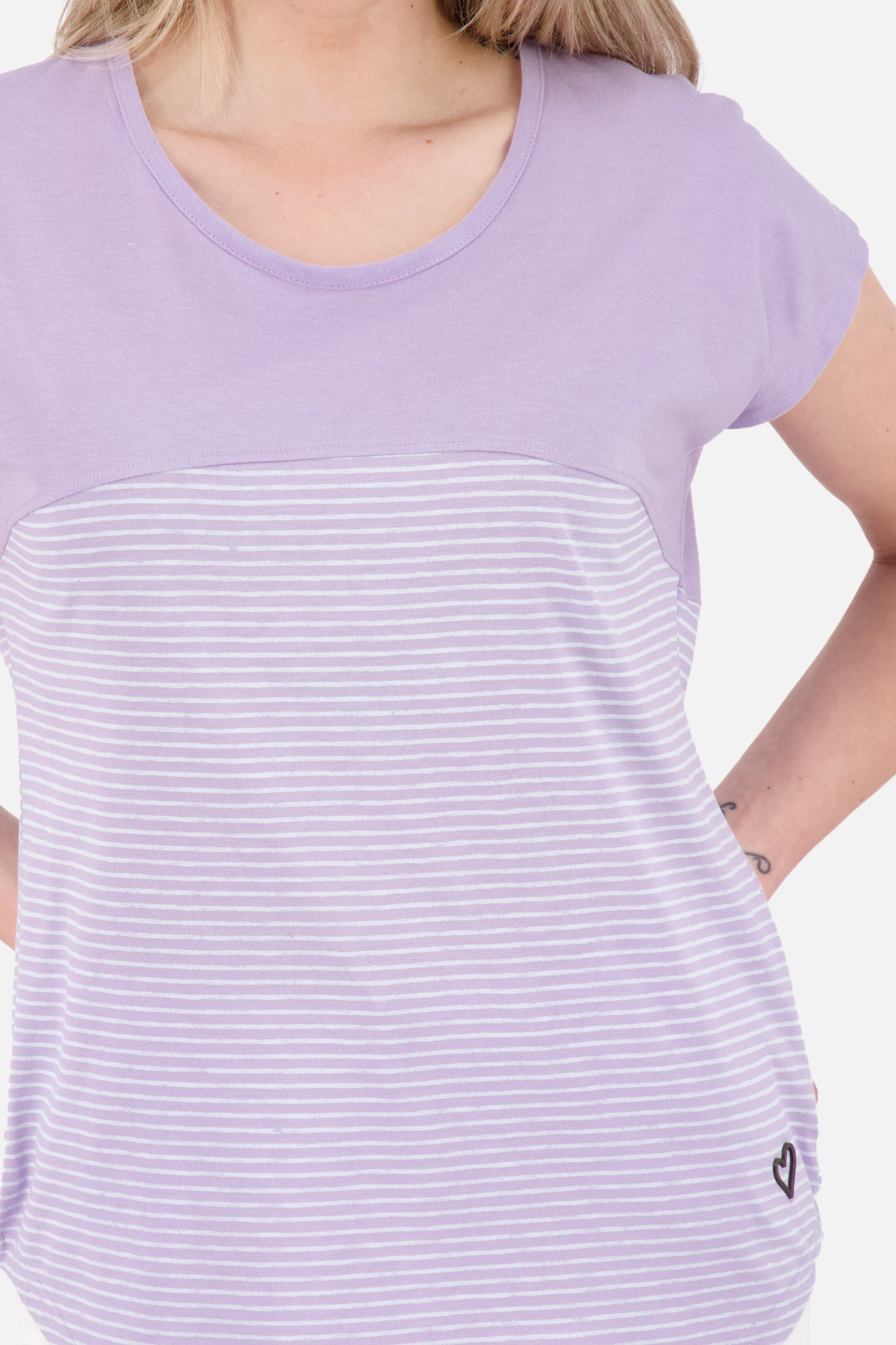 digital ClarettaAK Shirt lavender & Alife Shirt Kurzarmshirt, Damen Kickin Z Rundhalsshirt