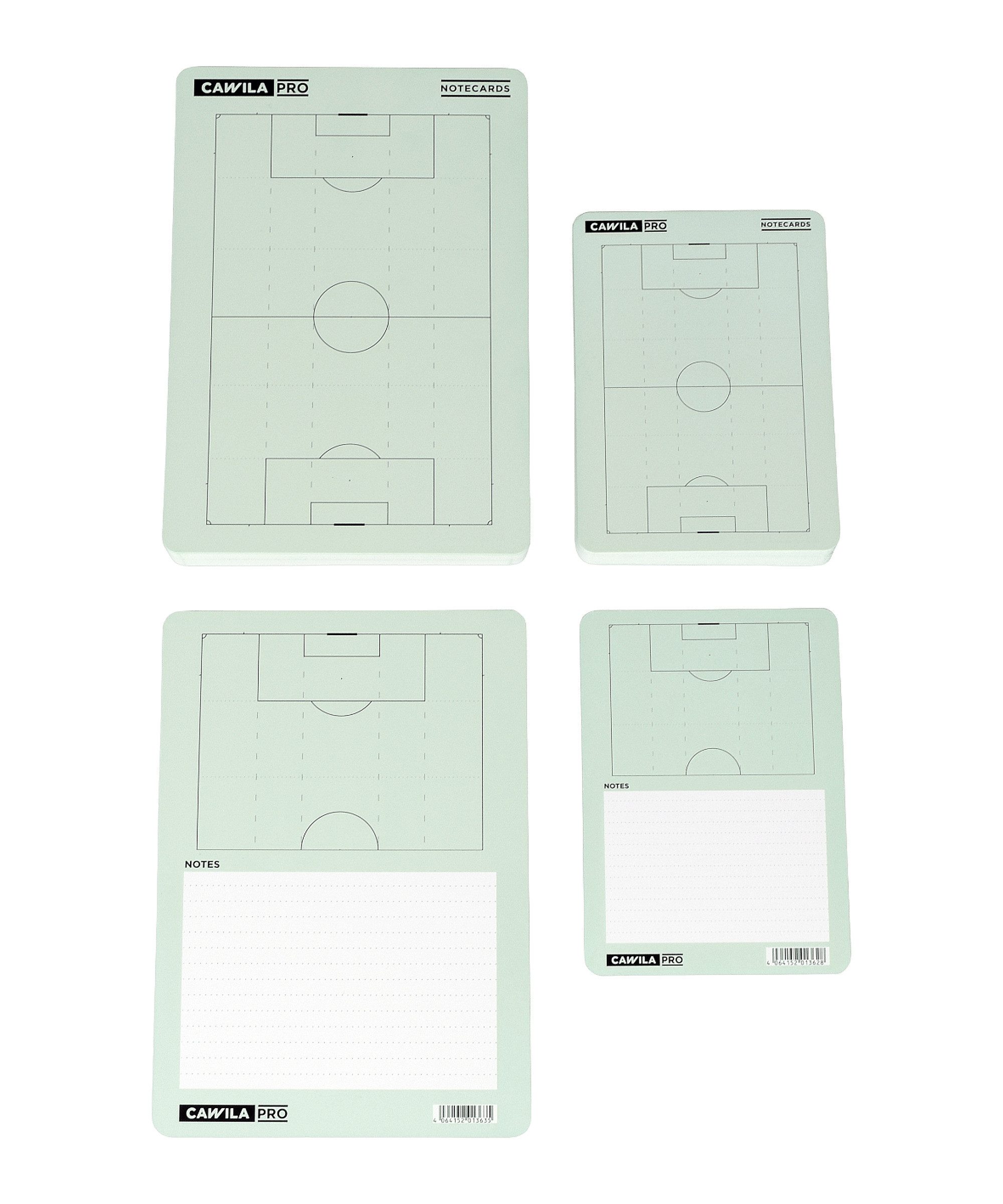 Cawila Trainingshilfe Cawila PRO Notecards, Fußball, 50 Karten, A5