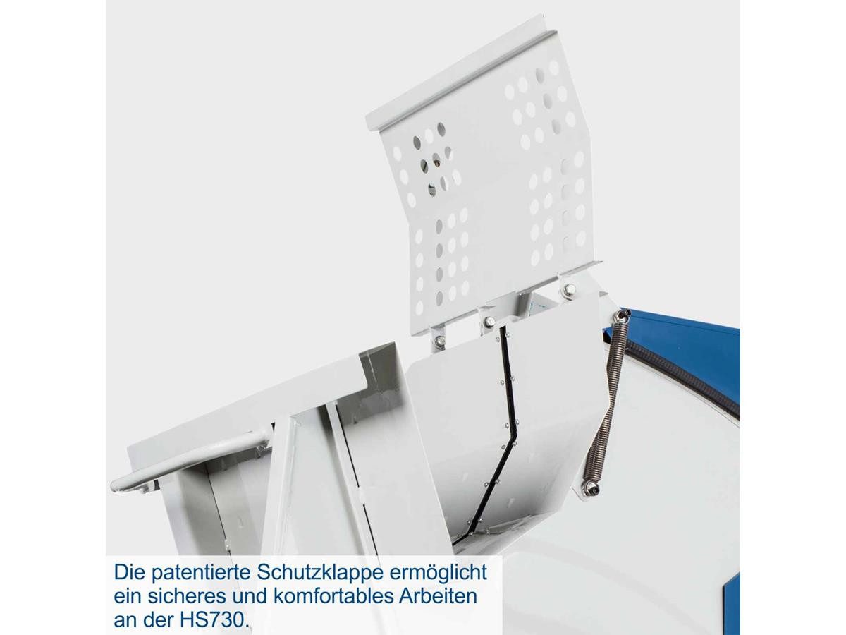 Scheppach Wippkreissäge HS730, Set, Geschlossener und sicherer Sägebereich
