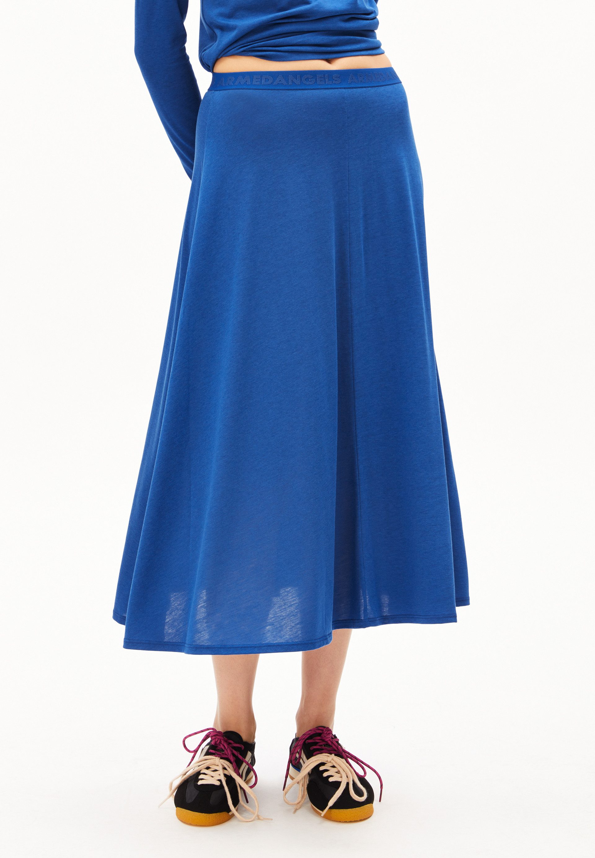 Armedangels Maxirock ILENIAA LARAA MIDI (1-tlg., Loose Fit) Jerseyrock aus TENCEL™ Lyocell Mix