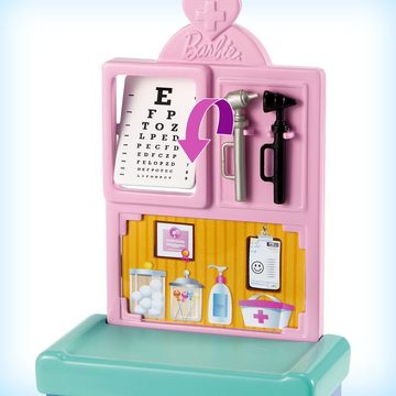 Barbie Anziehpuppe Barbie Kinderärztin Mattel Spiel-Set mit Möbel, Puppe & Accessoires