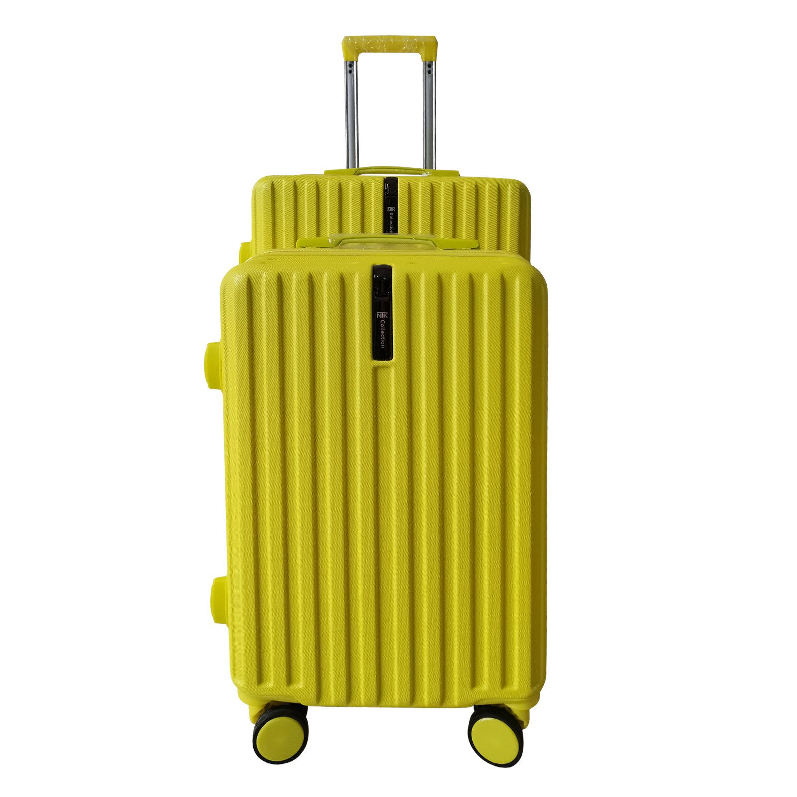 Hartschalen-Trolley Hartschalenkoffer 2er-Set Leandra Gelb