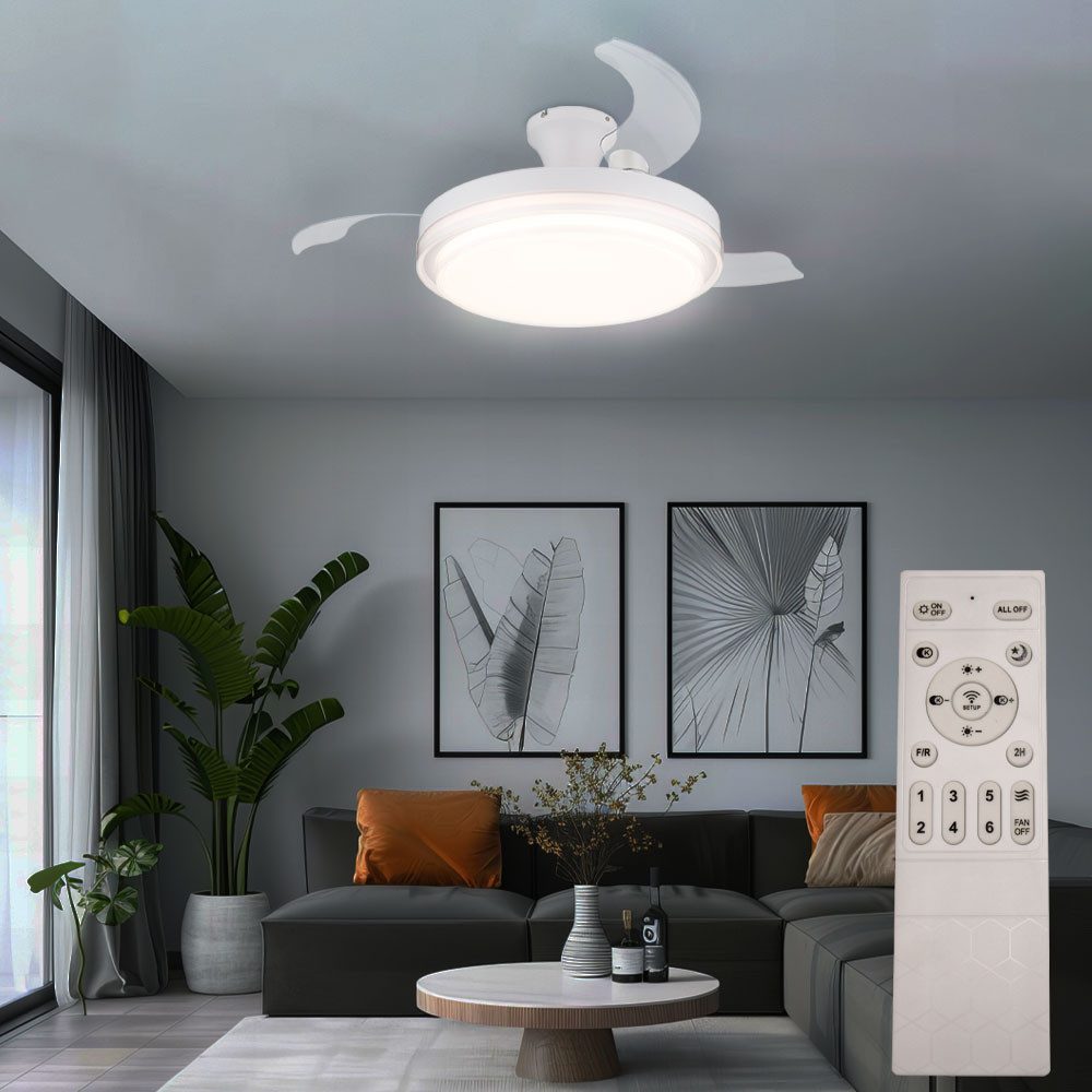 GLOBO LIGHTING Deckenventilator, Deckenventilator LED Deckenlampe günstig online kaufen