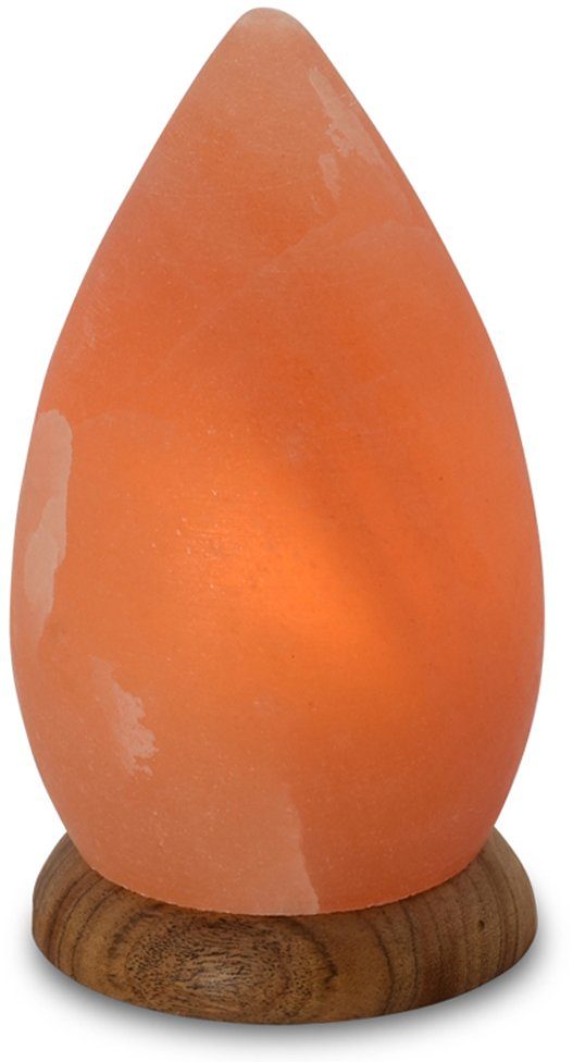 HIMALAYA SALT DREAMS Salzkristall-Tischlampe aus Unikat, Handgefertigt cm jeder Leuchtmittel Drop, H: Stein wechselbar, ca.20 Salzkristall Warmweiß, - ein