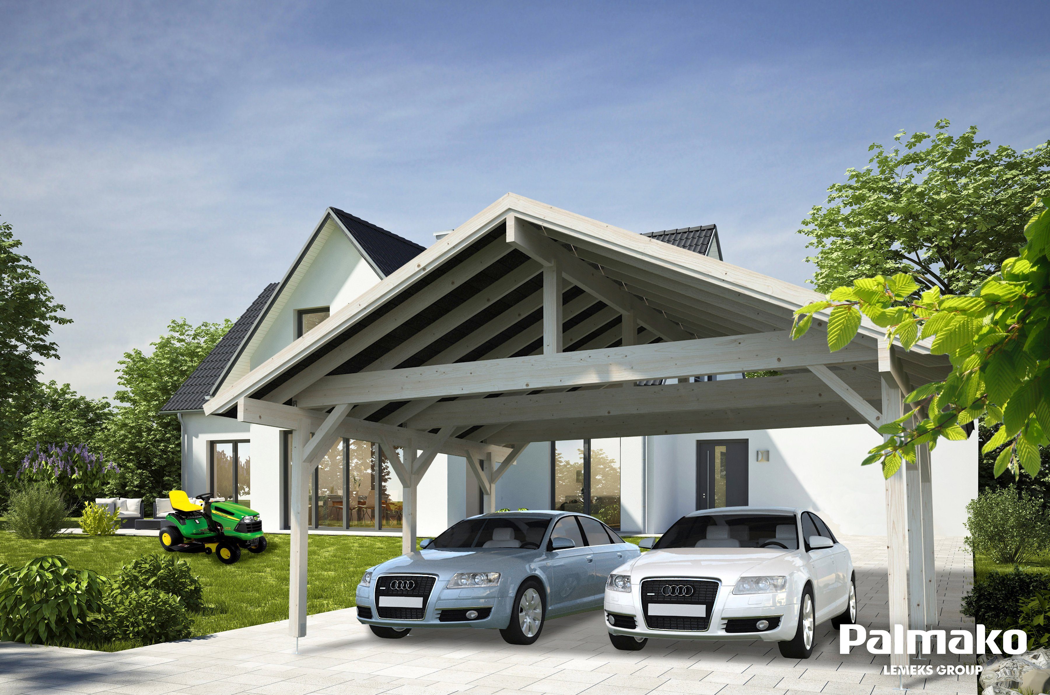 BxT: 635x510 cm Einzelcarport Palmako Robert,