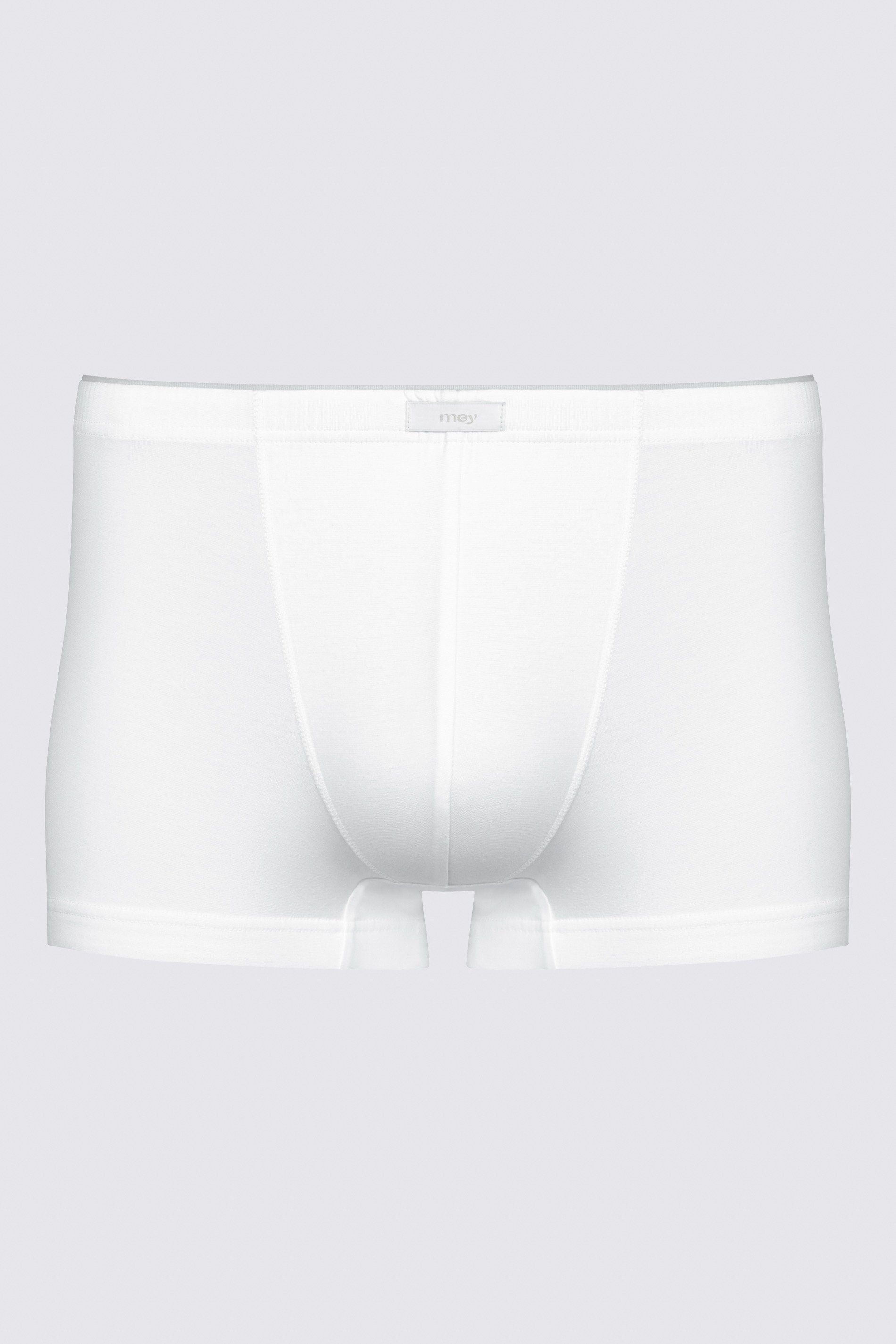 Mey Boxershorts Klimaanlage (1-St., Uni 1) Dry Serie Cotton Weiss Mit