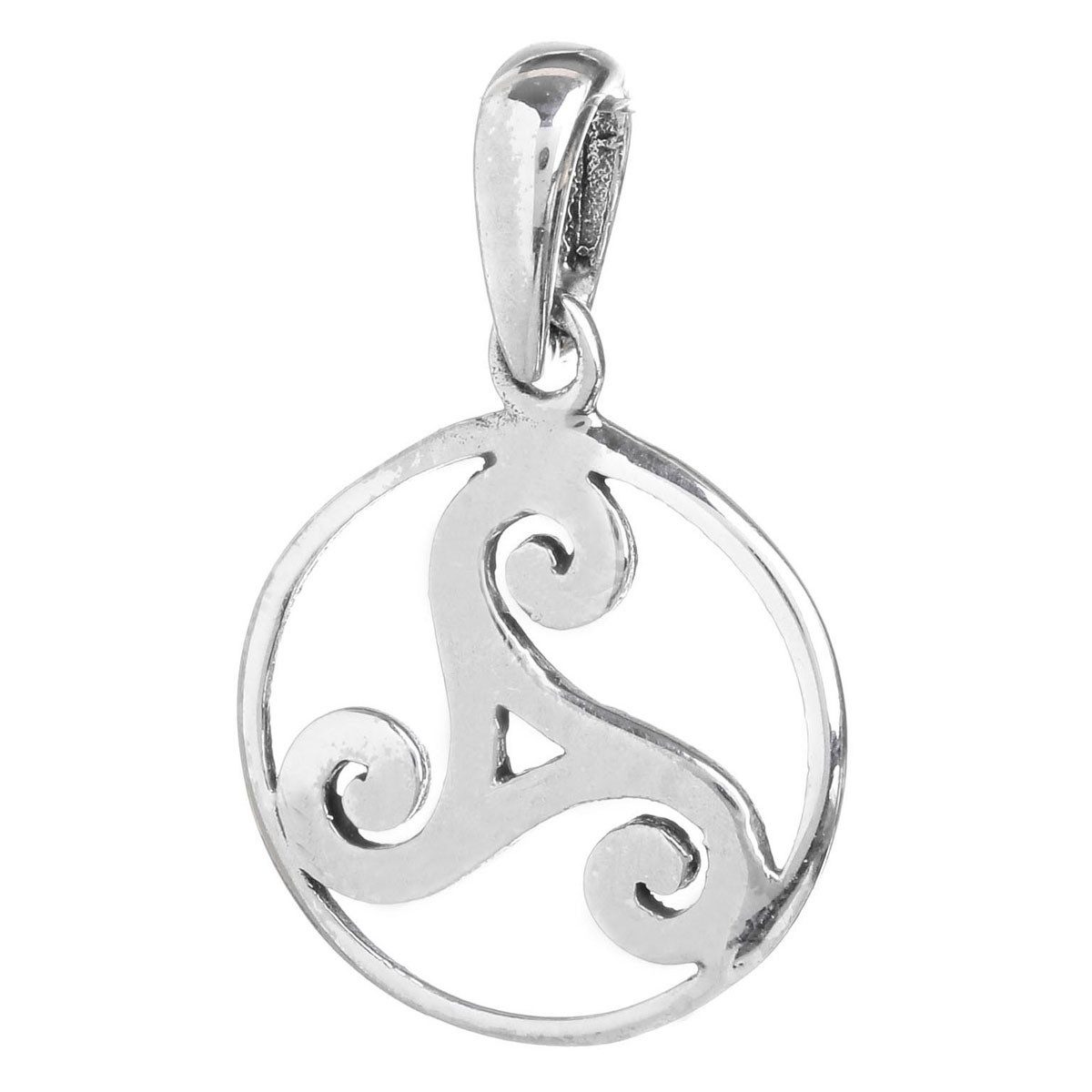 Kettenanhänger Keltische Triskele Schmuck Anhänger 925er Silber - Triskel - ? 16mm