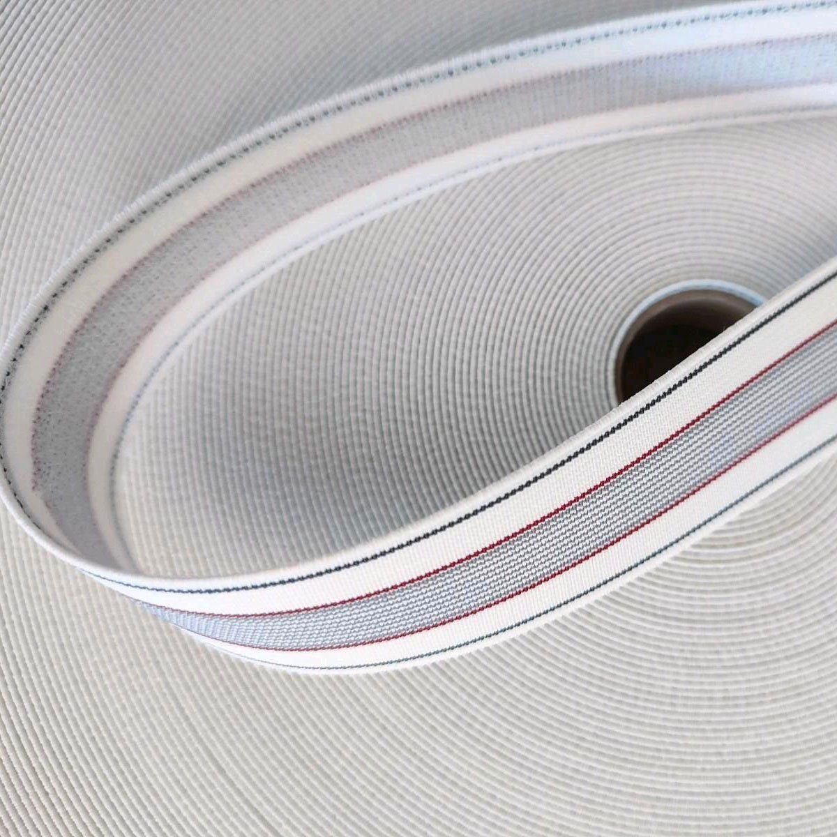 larissastoffe Gummiband 10 m Gummiband Elastikband 30 mm breit weiß