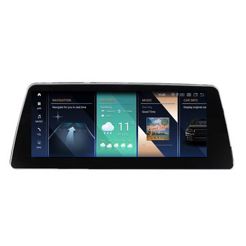 TAFFIO Für BMW F10 F11 CIC 12.3" Touchscreen Android GPS Carplay AndroidAuto Einbau-Navigationsgerät
