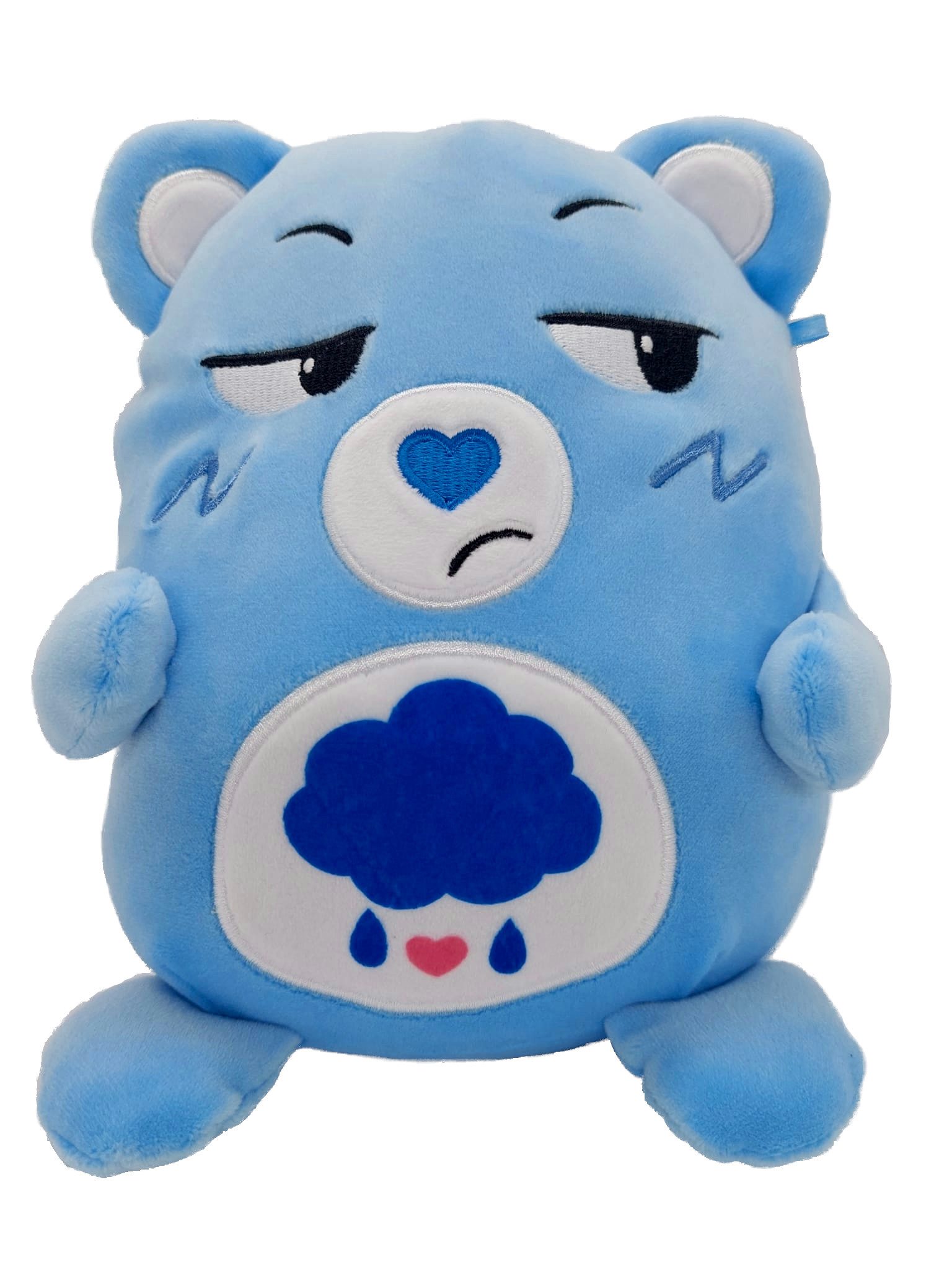 Whitehouse Leisure International Ltd Kuscheltier Glücksbärchis SQUASHY Podgies 19 cm Care Bears Glücksbärchen Plüsch (Brummbärchi), Kuscheltier SUPER SOFT