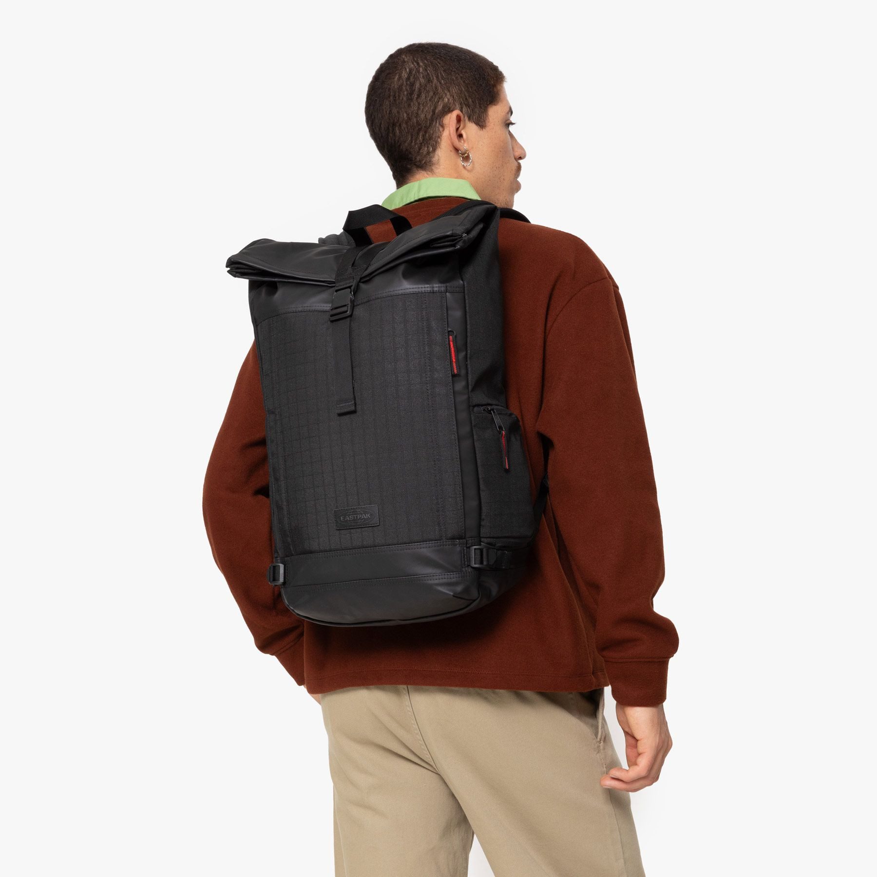 Eastpak Rucksack Tecum Roll Cnnct Rip schwarz 20 Liter