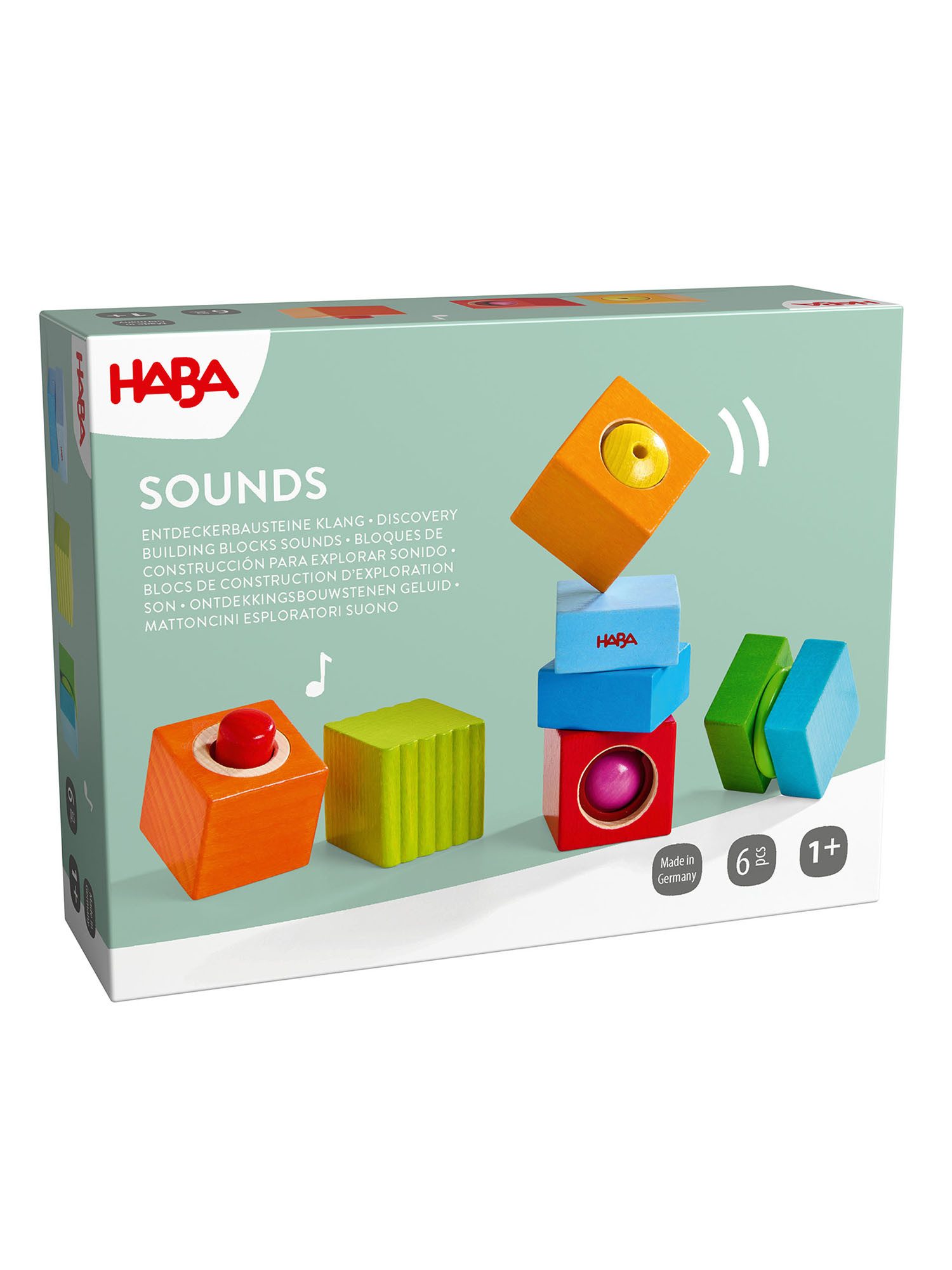 Haba Spiel Entdeckerbausteine Klang, Gesellschaftsspiel, Brettspiel, Familienspiel