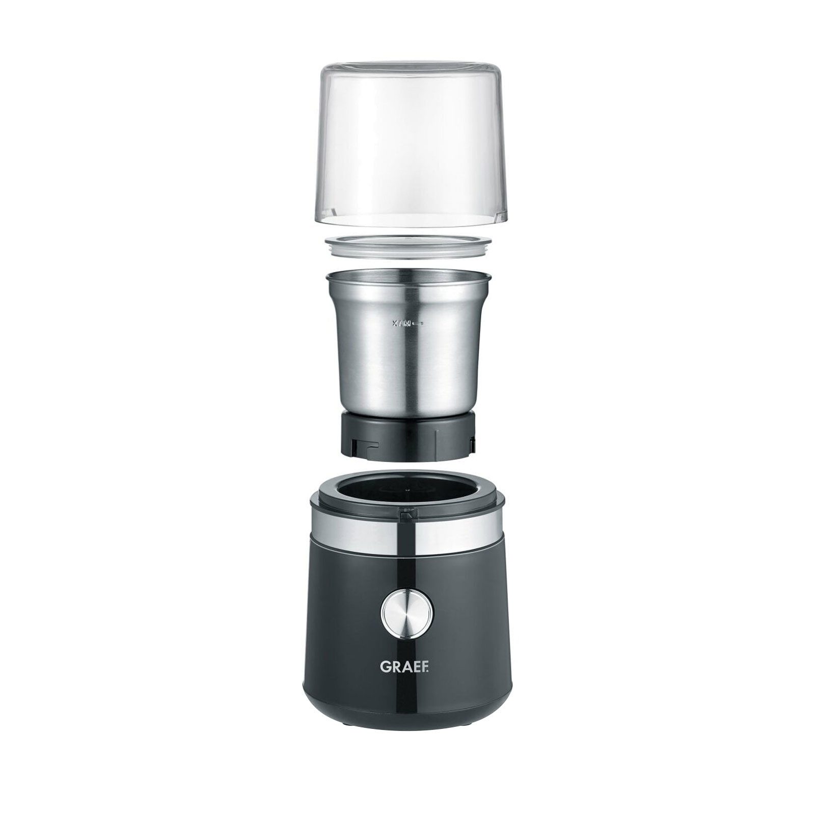 Graef Kaffeemühle CM 102 YOUNG LINE, 200 W, Behälter aus Edelstahl mit Deckel
