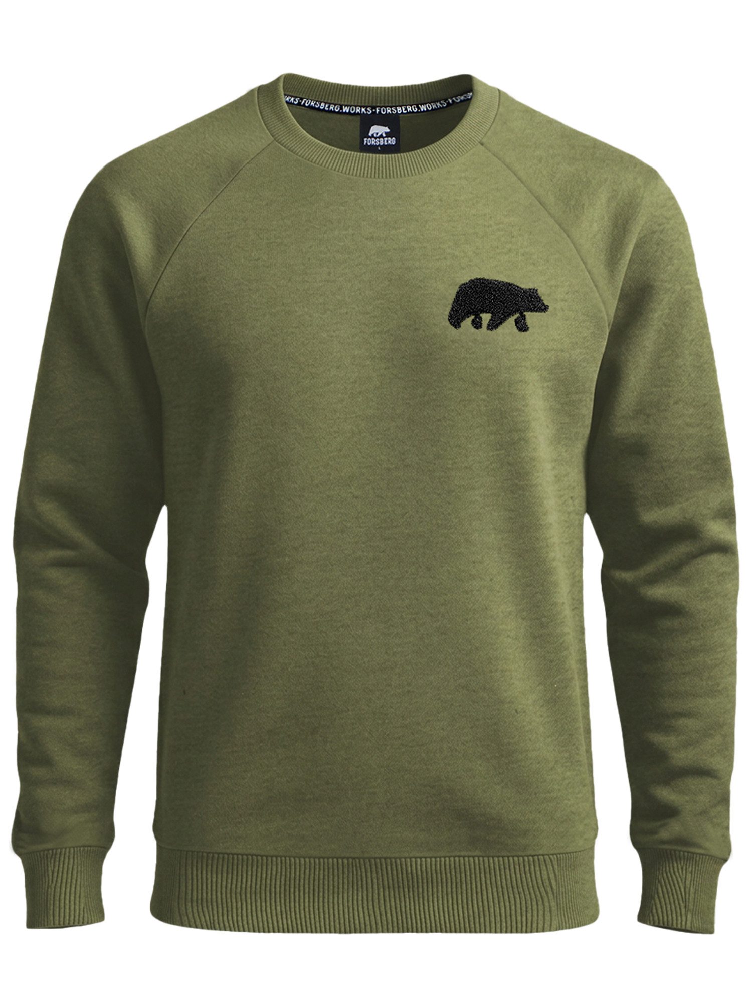 Sweatshirt mit Frottee Logo