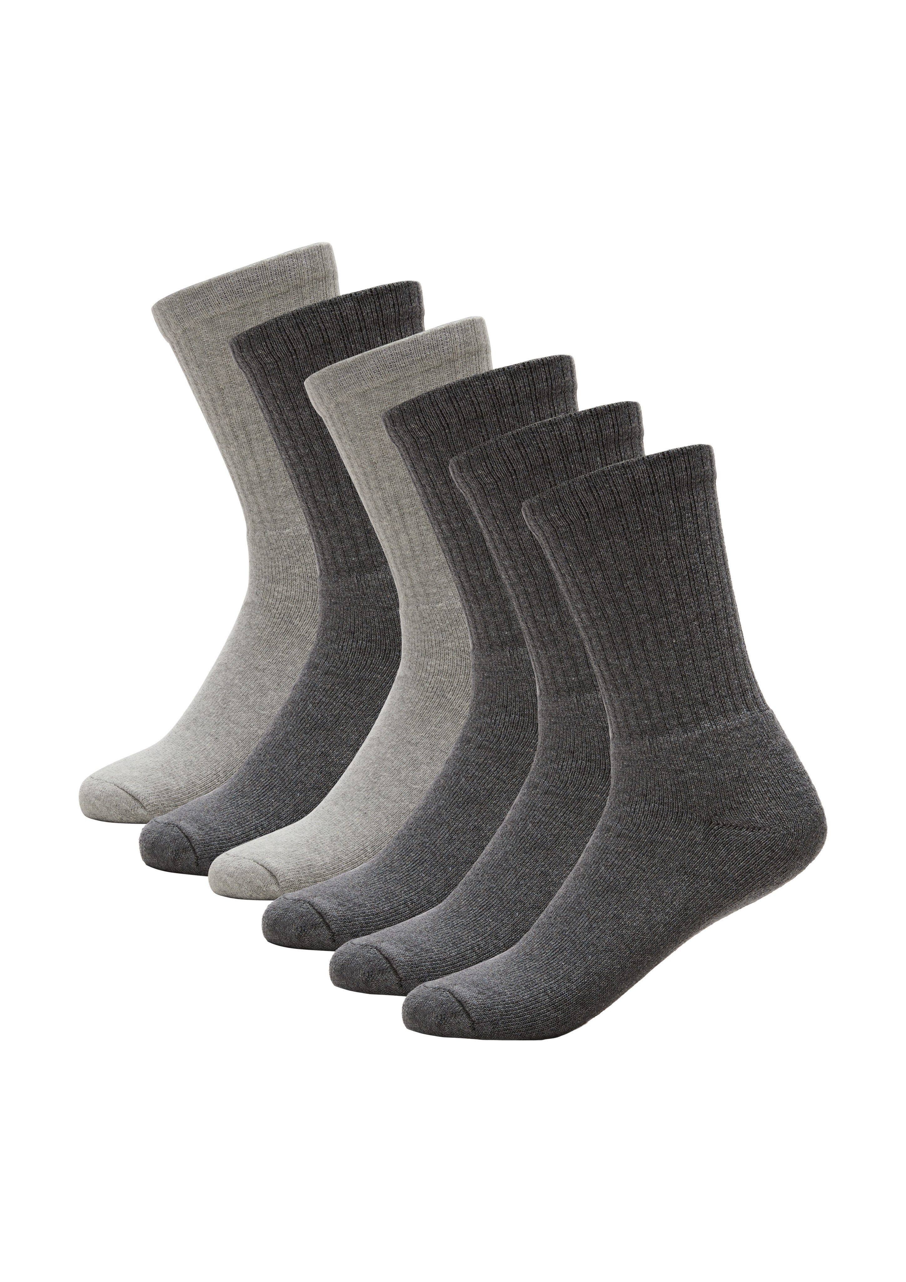 s.Oliver Sportsocken essentials (6-Paar) elastischer, druckfreier günstig online kaufen