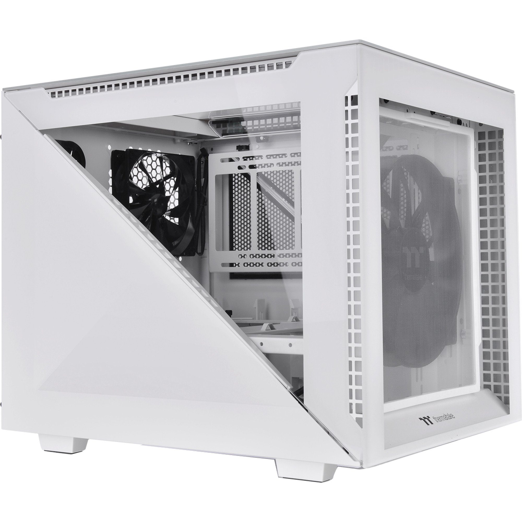 PC-Gehäuse Thermaltake Divider 200 TG Snow Micro