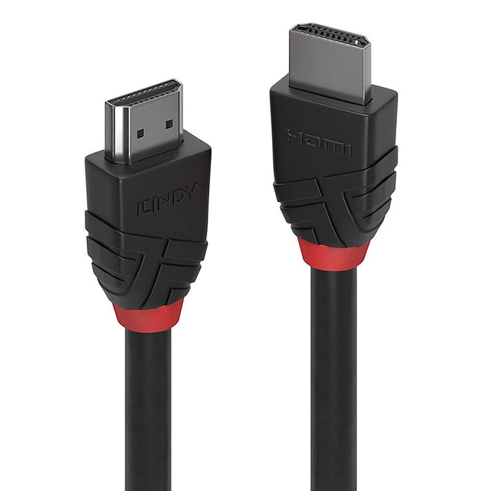 Lindy LINDY HDMI High Speed Kabel 0.5m, Black Line HDMI-Kabel