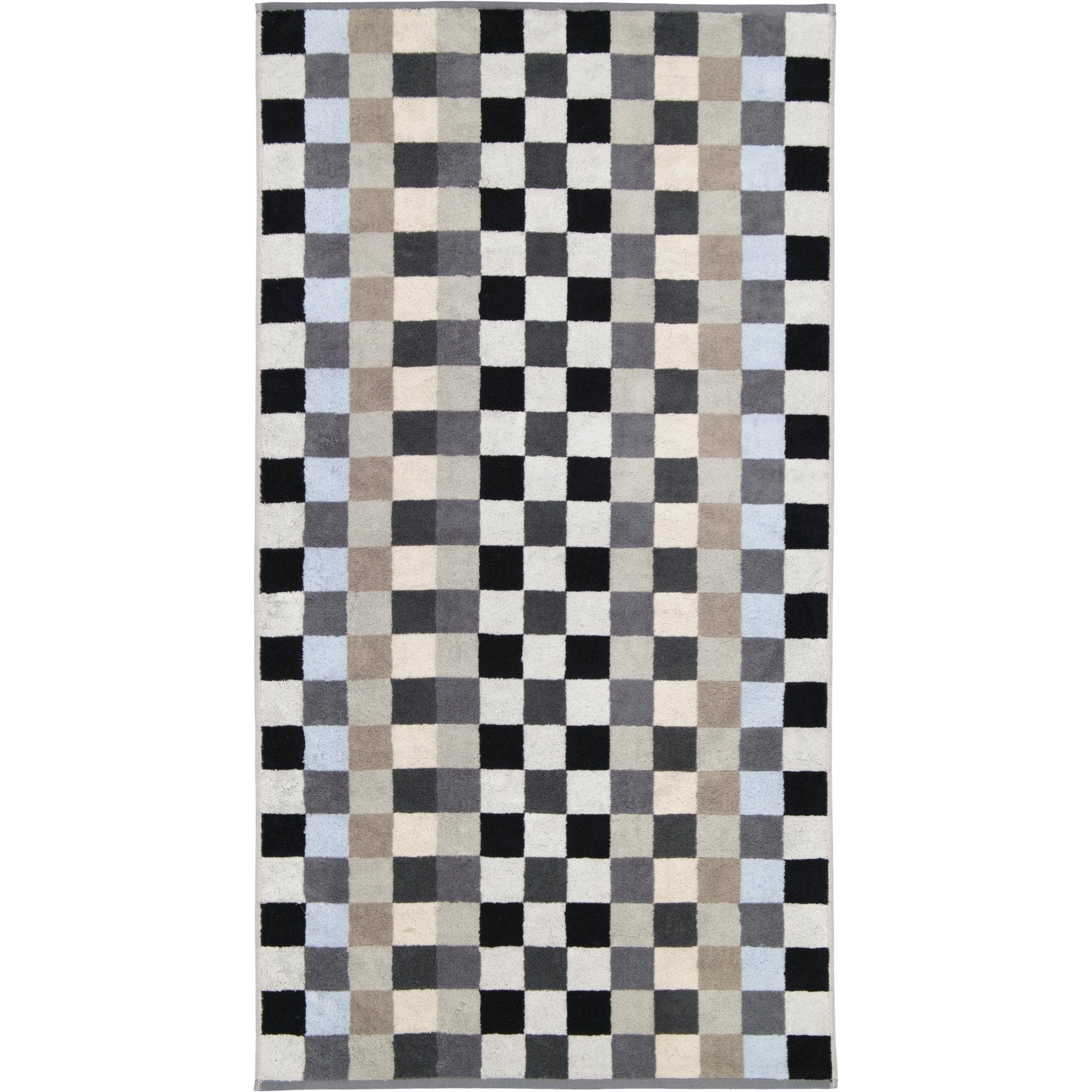 Cawö Duschtuch Duschtuch "Unique Karo", Jacquard, günstig online kaufen