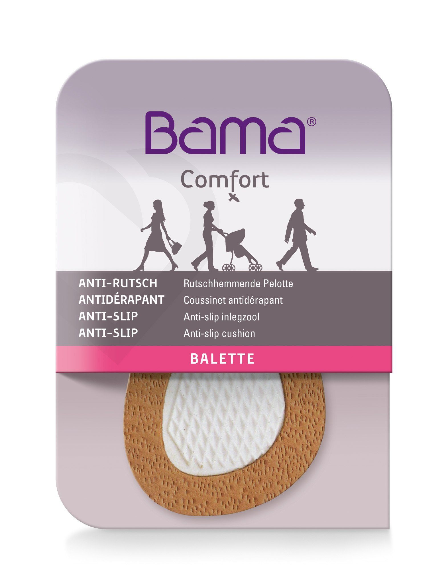 BAMA Group Schuhpolster Balette - Anti Rutsch Sohle