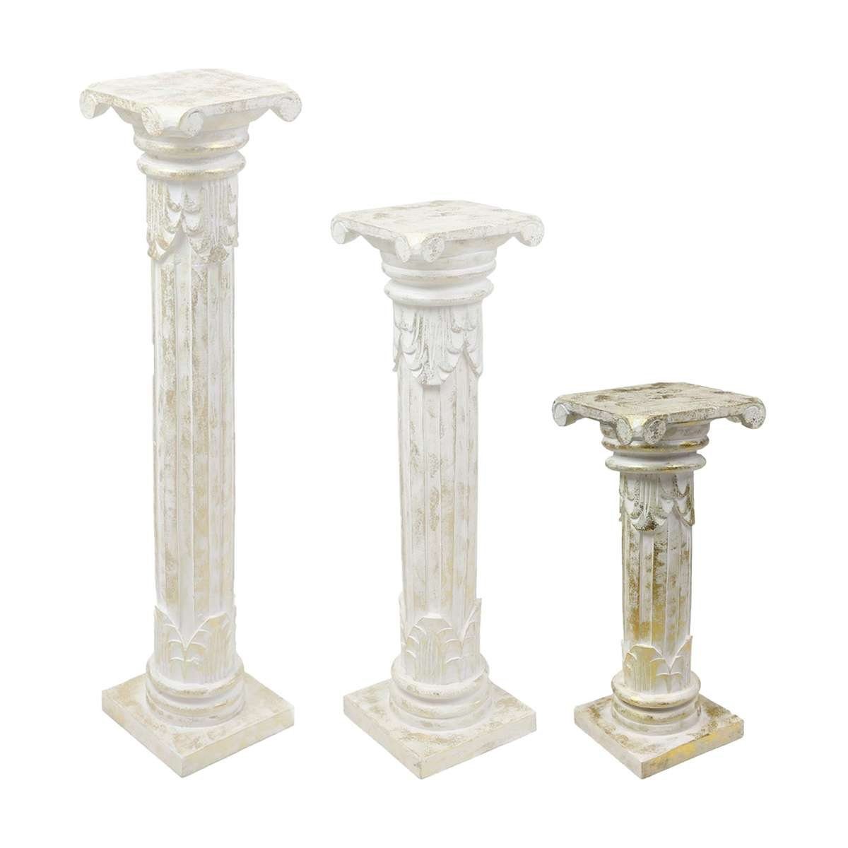 Oriental Galerie Blumenhocker Antike Säule Goldwash 60 cm klein (1 St) günstig online kaufen