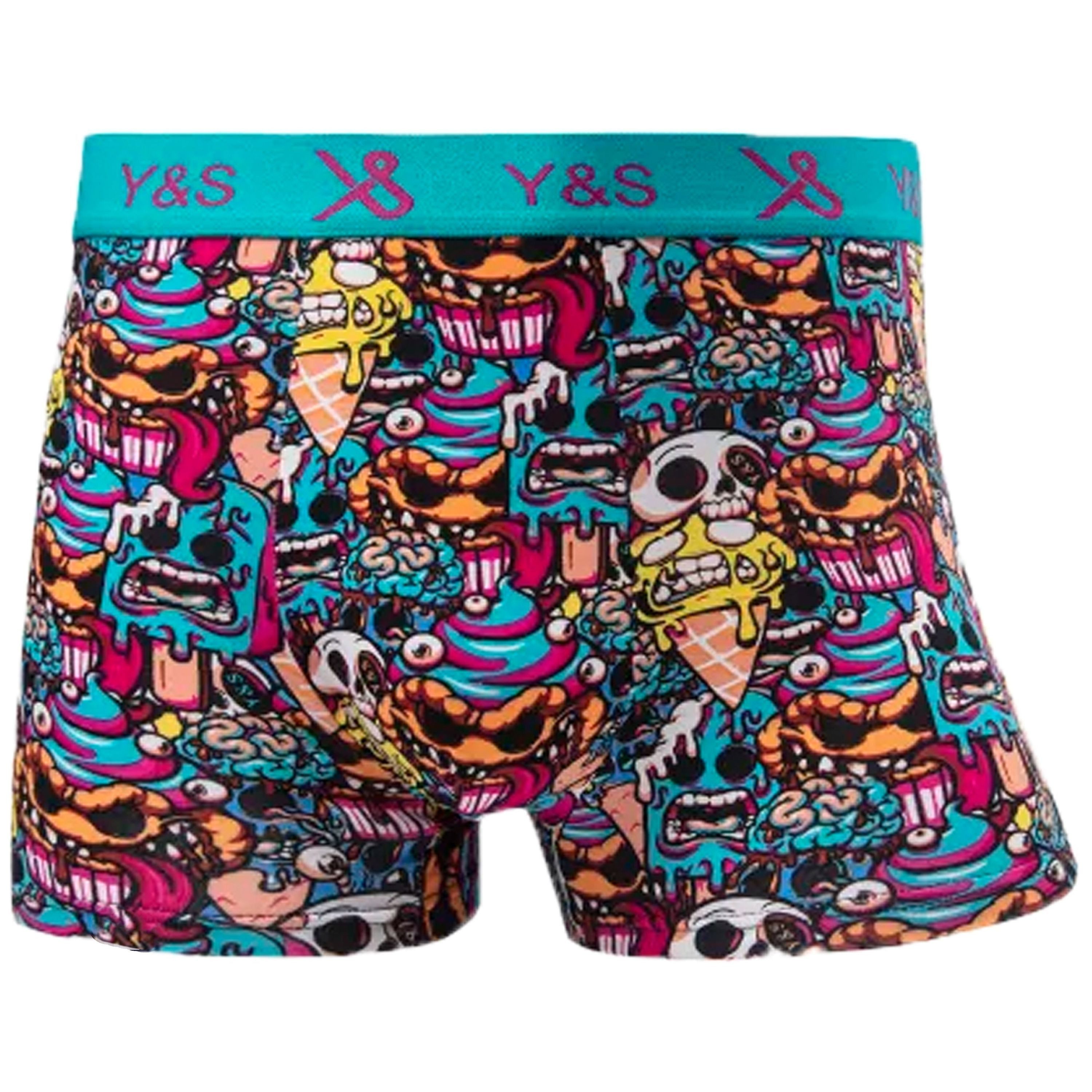TEXEMP Boxershorts 4er Pack Herren Boxershorts Baumwolle Unterwäsche Unterhose Retro (4-St) Atmungsaktiv & Pflegeleicht – Bild 4 von 5