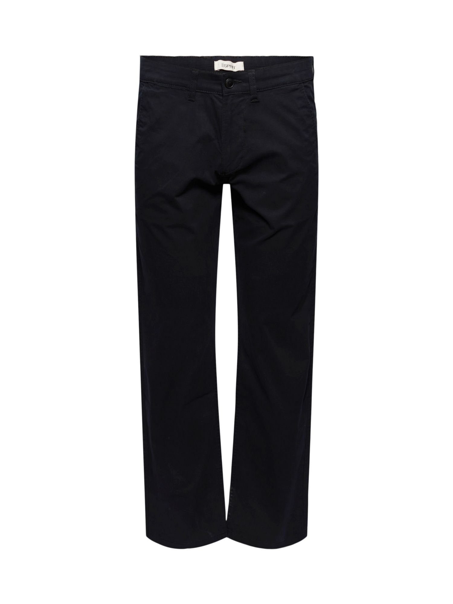 Esprit Chinohose Gerade Chino BLACK aus Cotton Organic