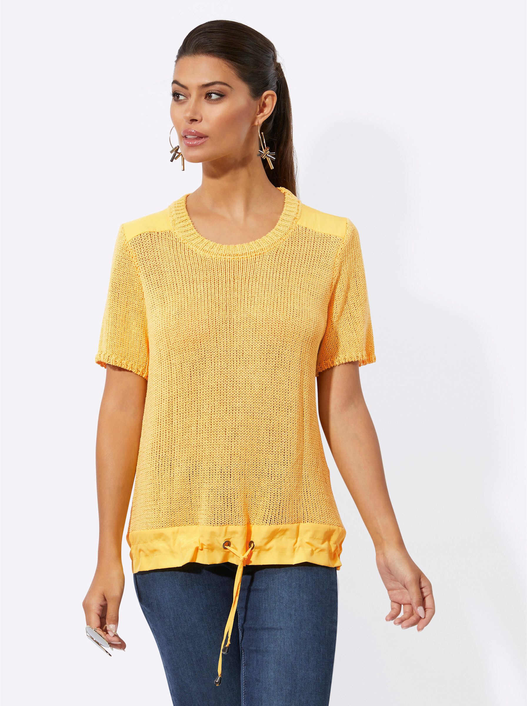 creation L Strickpullover Kurzarmpullover günstig online kaufen
