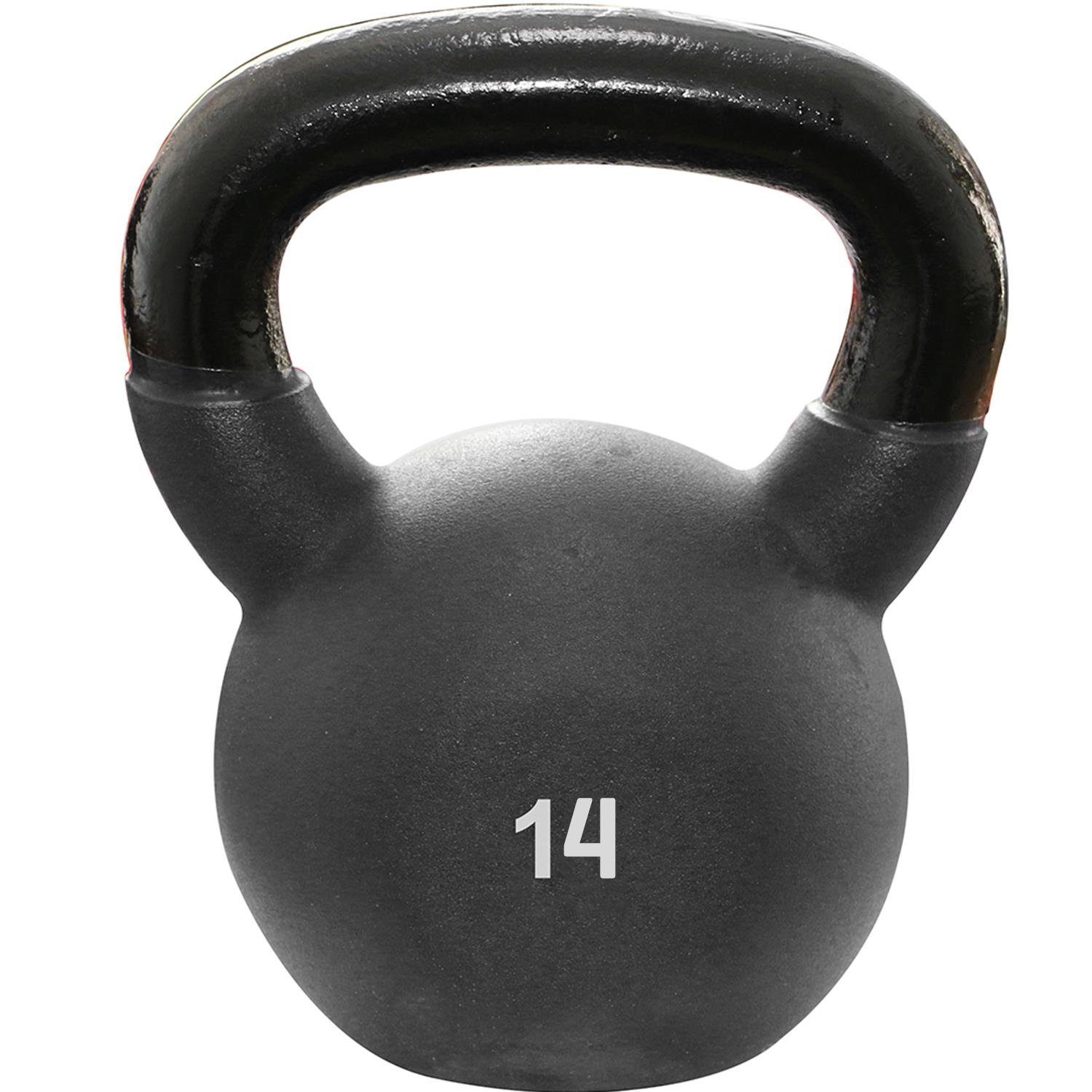 Sporttrend 24 Kettlebell Kettlebell 14kg, Kugelhantel Hantel, Schwunghantel Fitnesskugel Fitnesshantel Hantel Hanteln