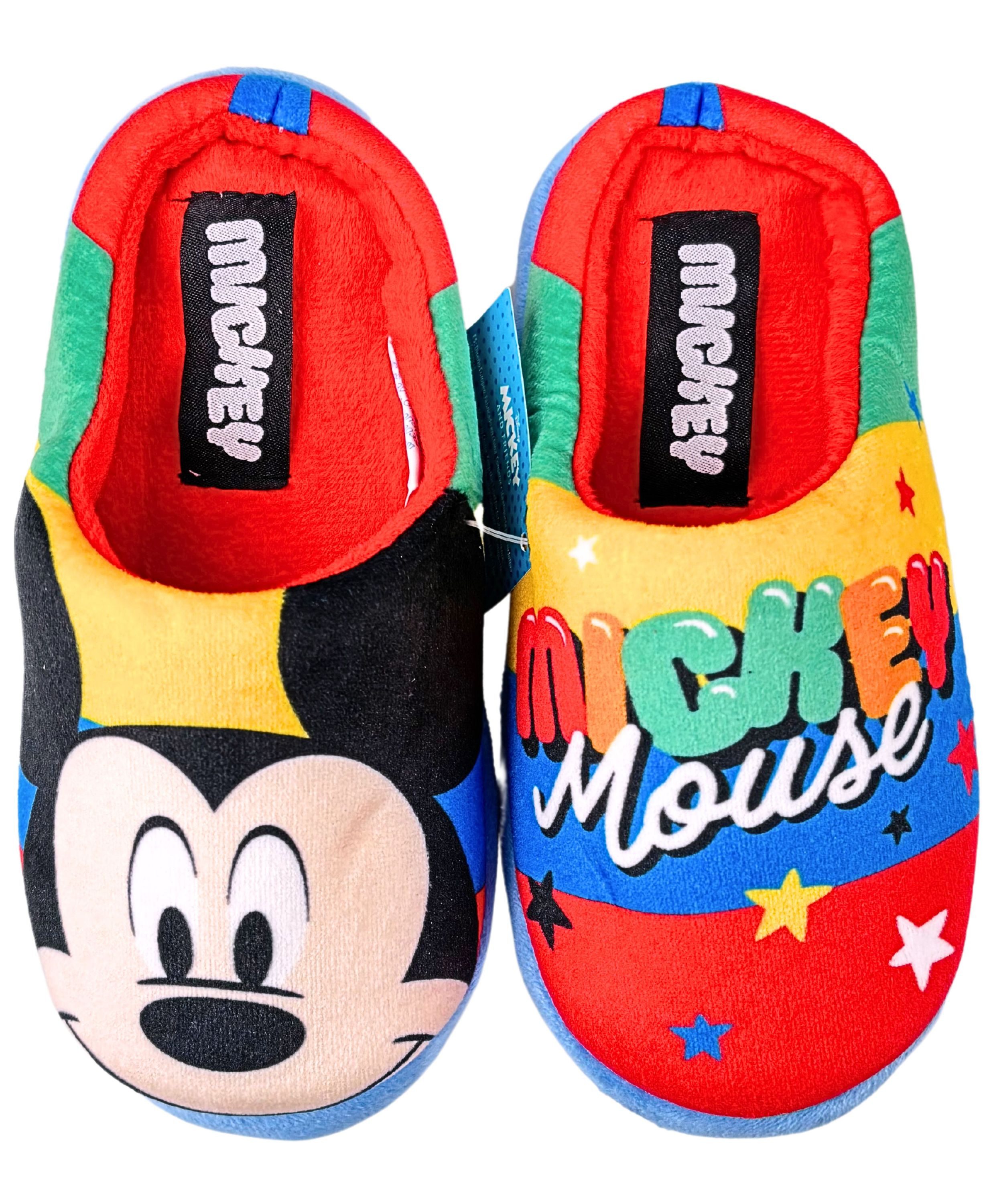 Disney Mickey Mouse Mickey Maus Hausschuh Jungen Slipper Pantoffel Gr. 26-31