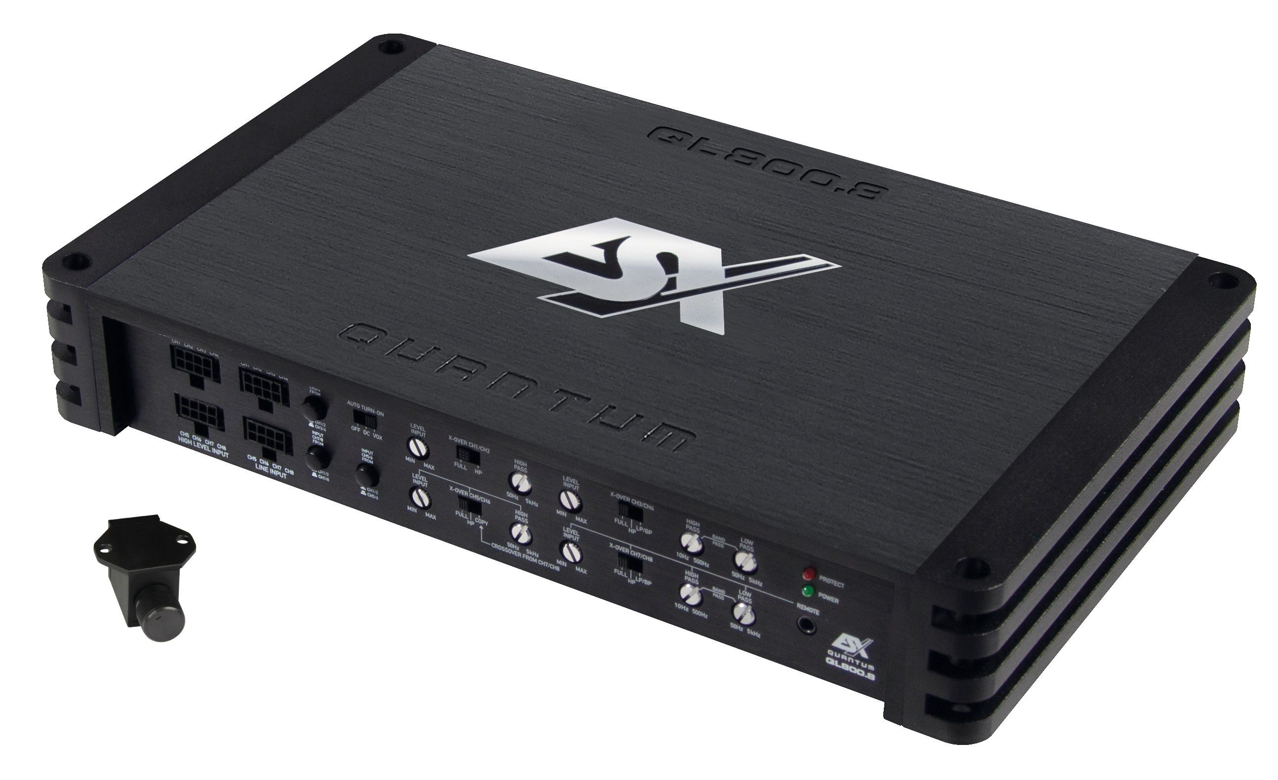 ESX Quantum QL800.8, 8-Kanal Class-D Verstärker Endverstärker (Anzahl Kanäle: 8)