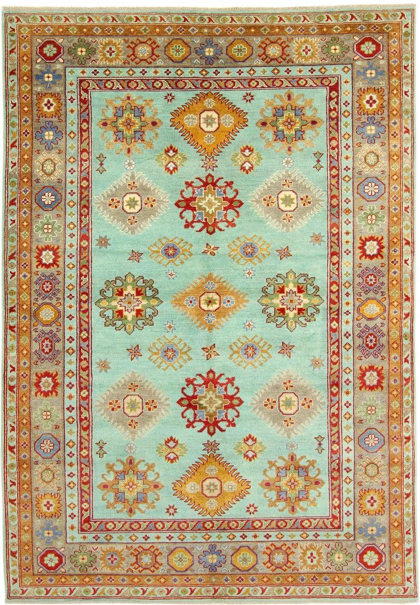 Orientteppich Kazak 173x256 Handgeknüpfter Orientteppich, Nain Trading, rechteckig, Höhe: 5 mm