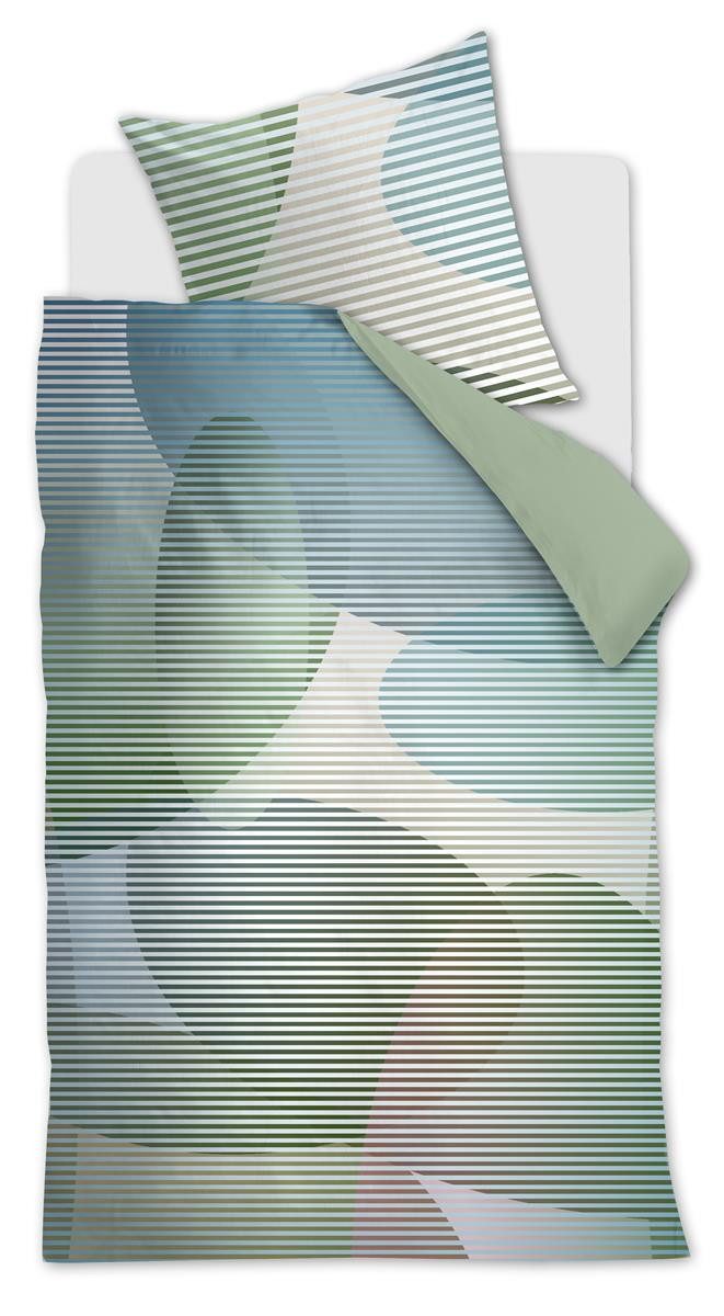 Beddinghouse Bettwäsche Bettwäsche DD Prismatic Blue Green 135x200 blau, Baumwolle, 2 teilig, bettwäsche 135x200 baumwolle reißverschluss warm baumwolle bettwäsche