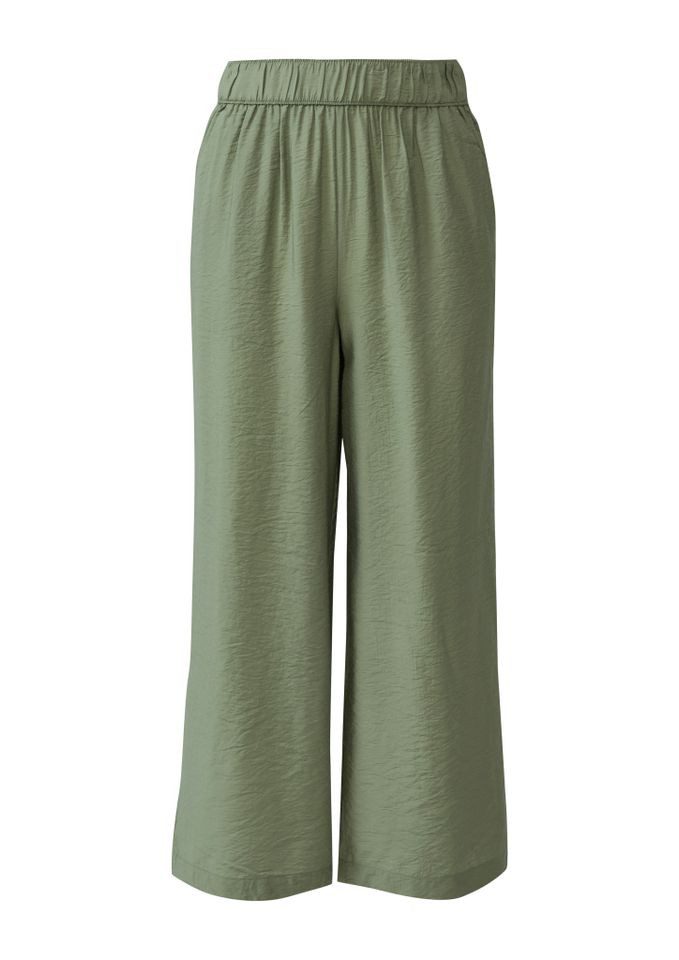 s.Oliver Culotte - Strukturierte Culotte in Relaxed günstig online kaufen