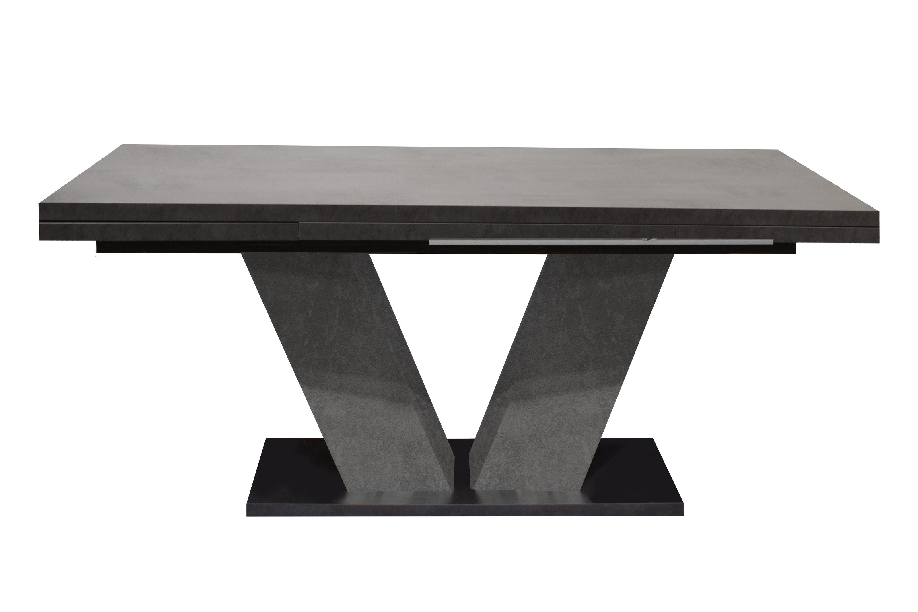 Mäusbacher Kulissentisch in graphit - 160x76x90cm (BxHxT)