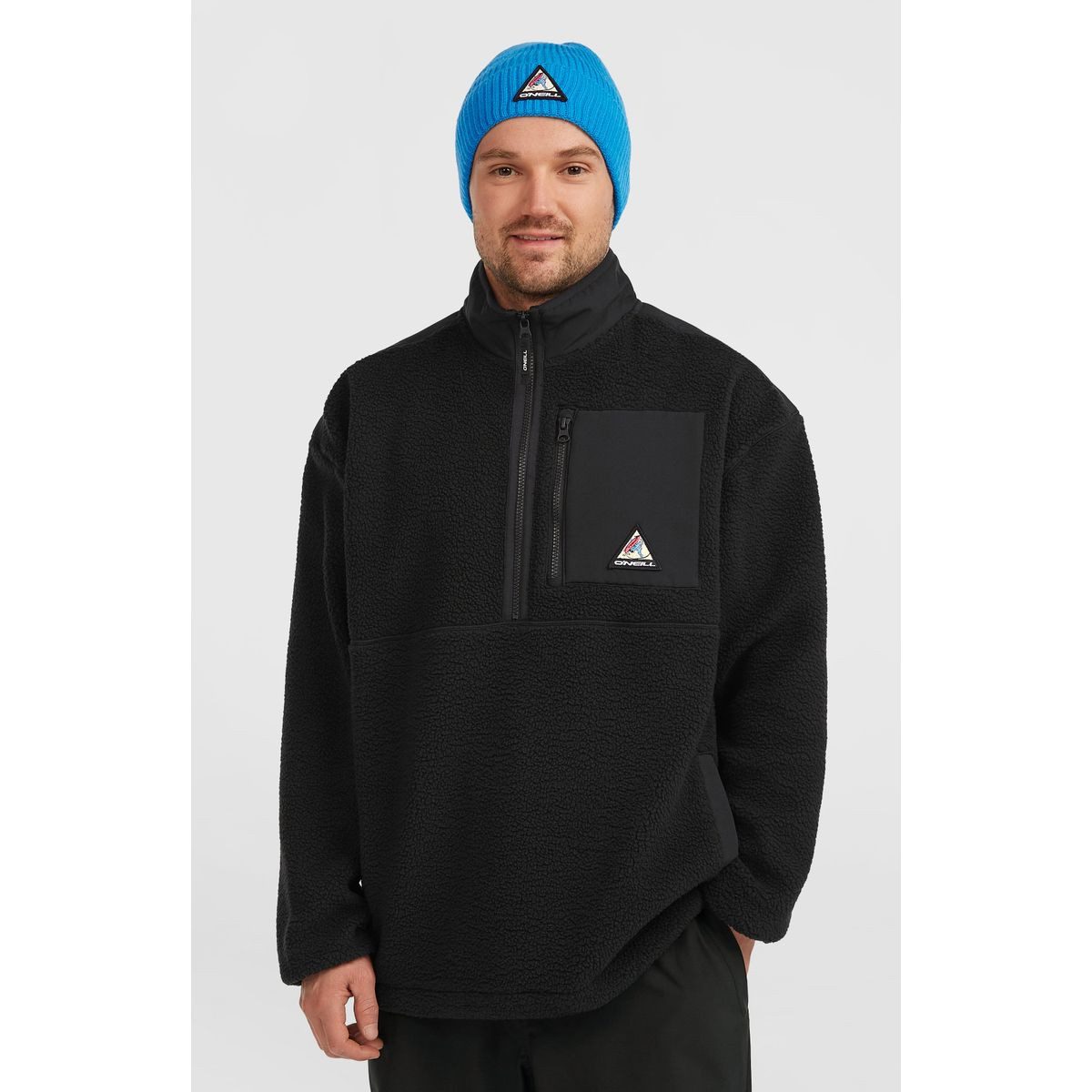 O'Neill Fleecejacke Fwc'play Hyperfleece Locker geschnittener Herren-Fleecepullover mit Tech-Stretch-Kragen