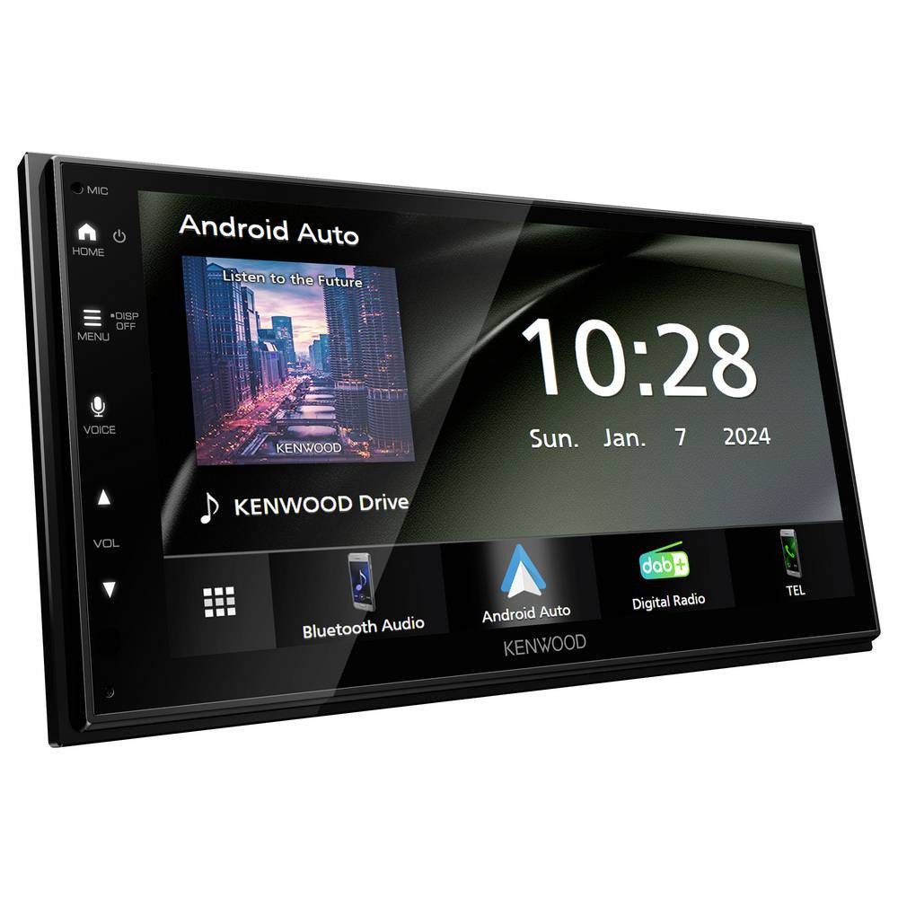 Kenwood Doppel-DIN Moniceiver Android Auto™, Apple CarPlay, DAB+ Tuner, Autoradio