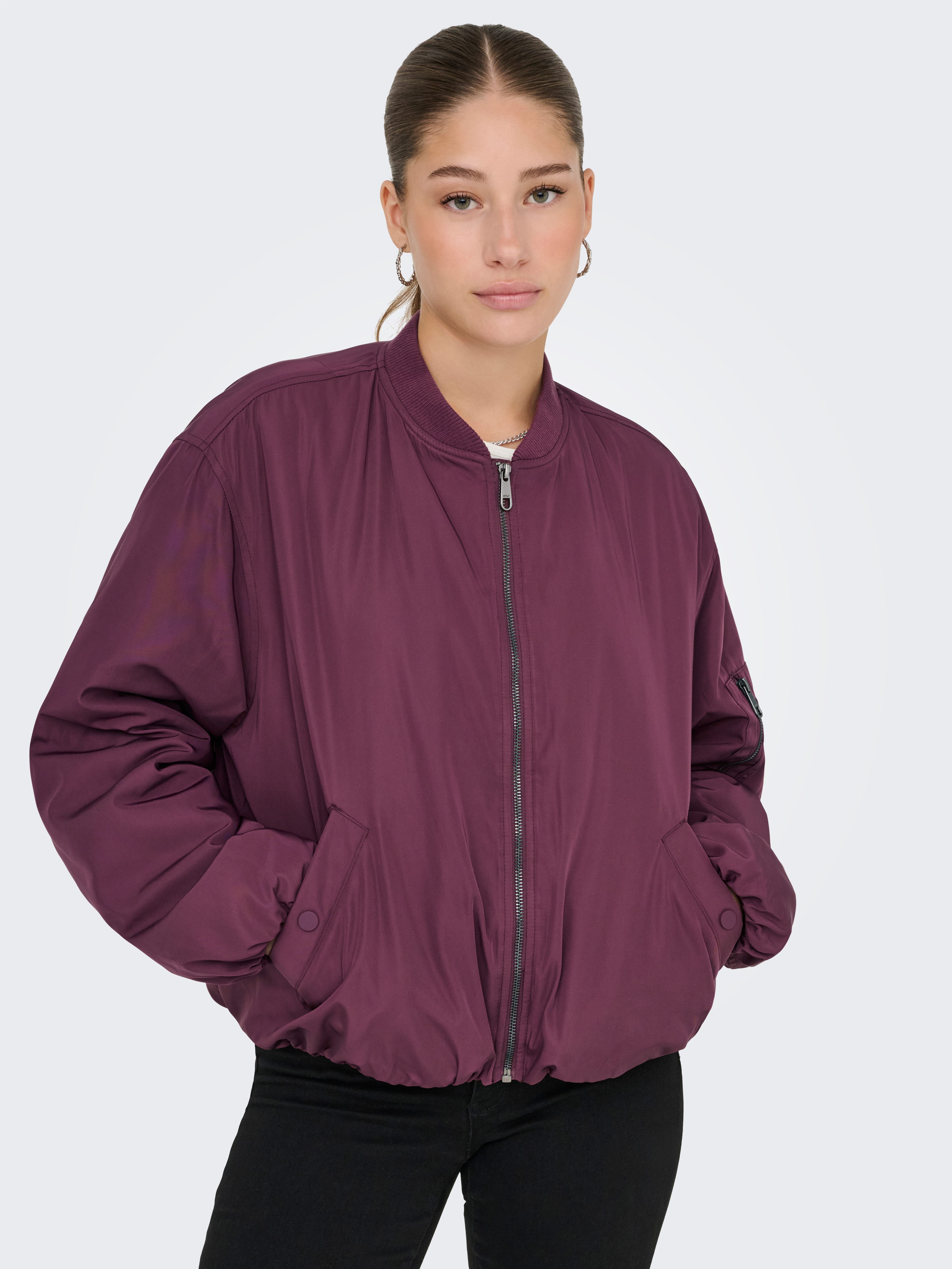 ONLY Bomberjacke ONLADEL LIFE OVERSIZED BOMBER CC OTW Kunstfaser