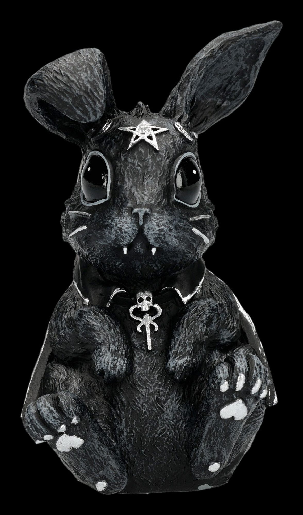 Figuren Shop GmbH Dekofigur Okkult Hase Figur – Bunerius Statue Gothic Sammlerfigur 9.5 cm Deko – Bild 2 von 5