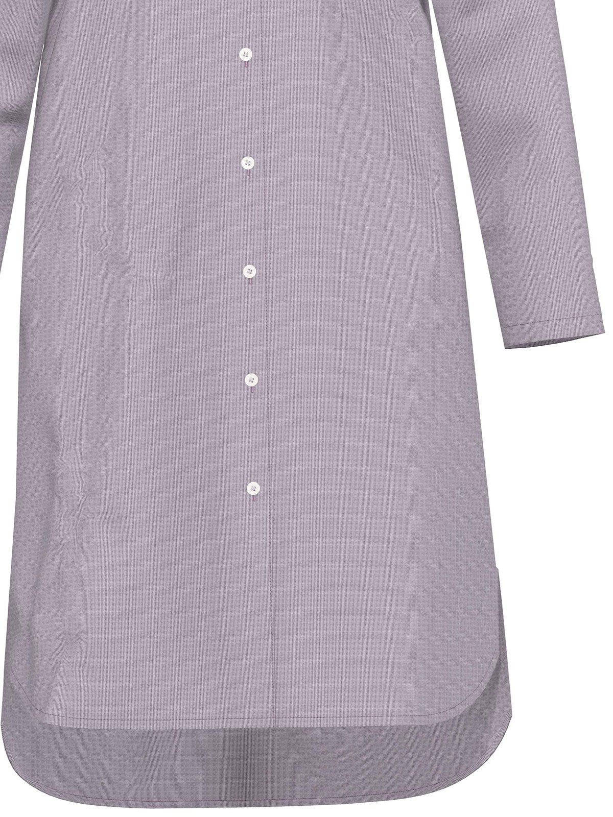 Seidensticker schwarze Rose Nachthemd Damen Nachthemd lang (Stück, 1-tlg) Hautfreundlich, durchgängige Knopfleiste, comfort fit, Uni, Modal