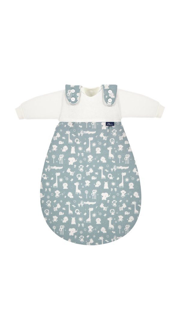 Alvi® Babyschlafsack Baby-Mäxchen 3-teilig Baumwolle (3 tlg., 1x Außensack, 2x Innensack), TOG Wert: 2.5