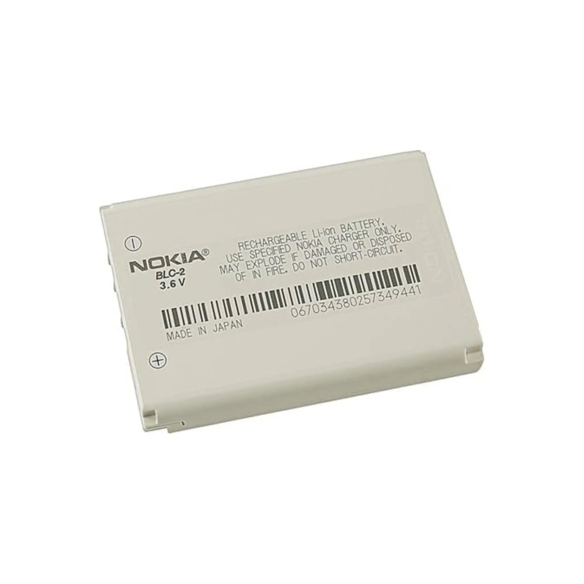 Nokia Nokia Akku BLC-2 Li-ion 3.6 Volt 1000 mAh Handy-Akku