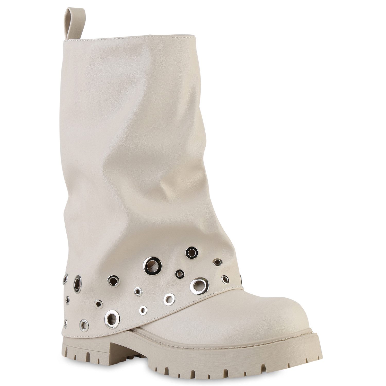 VAN HILL 841798 Stiefel Damen Leicht Gefütterte Bikerstiefel Stiefel Profil günstig online kaufen