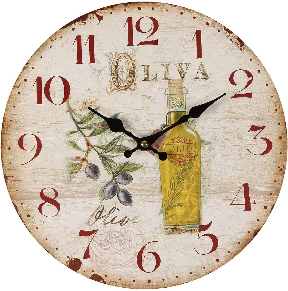 Ambiente Haus Wanduhr Oliva Wanduhr 28cm günstig online kaufen