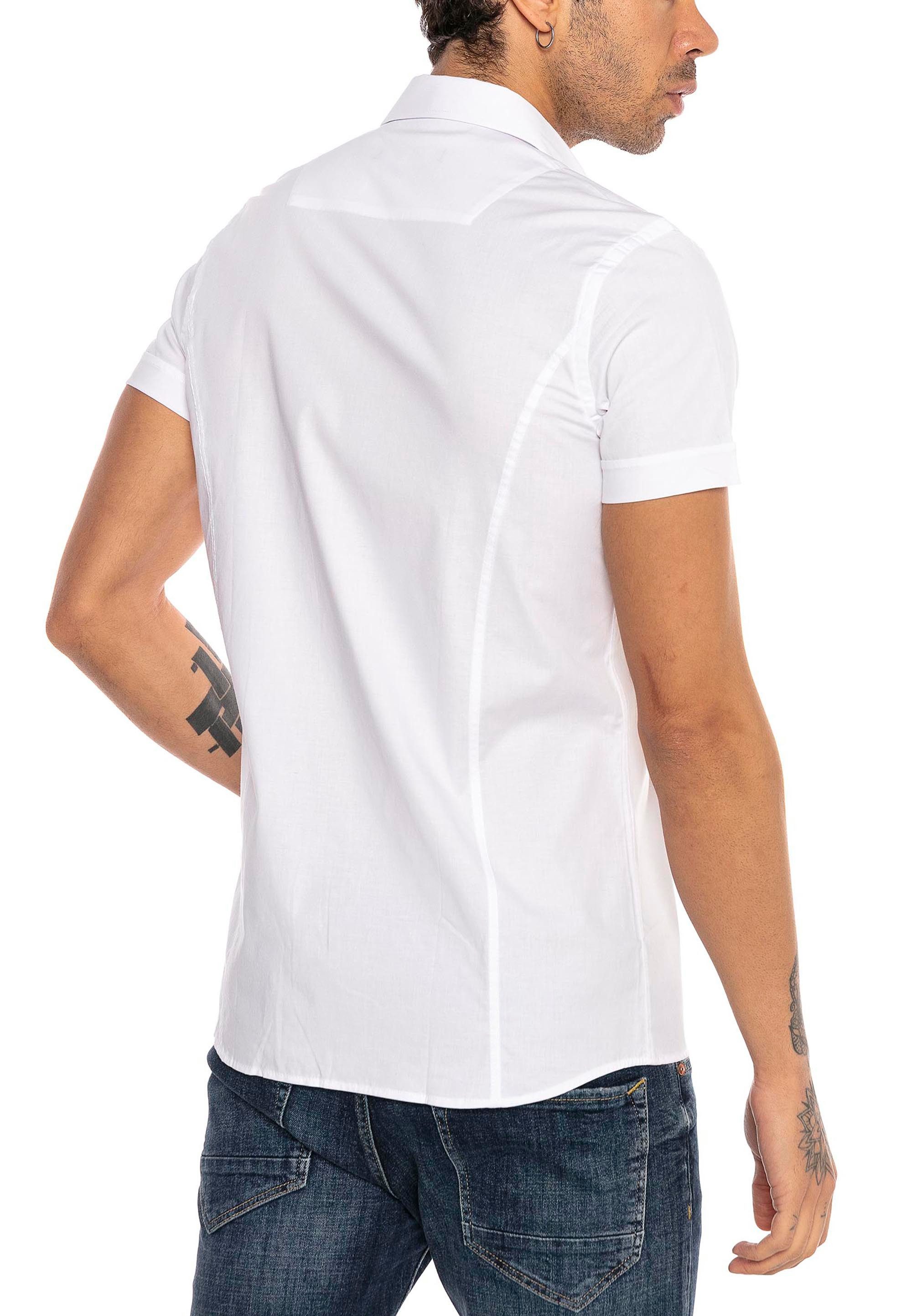 RedBridge Kurzarmhemd Slim Fit – Eleganter Look, Stretch-Material, Figurbetont